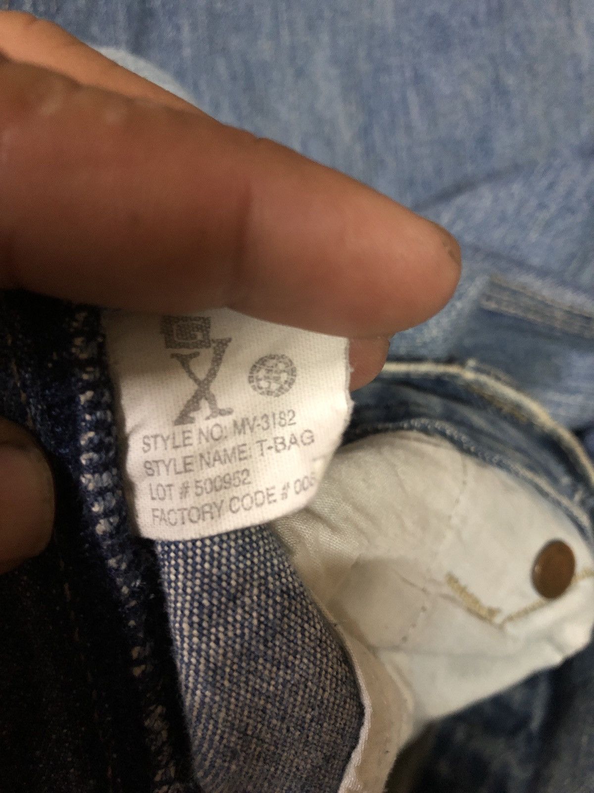 If Six Was Nine × Japanese Brand × Le Grande Bleu (L.G.B.) GX T-Bag style Bell Bottom Flare Denim Pants Size US 30 / EU 46 - 5 Thumbnail