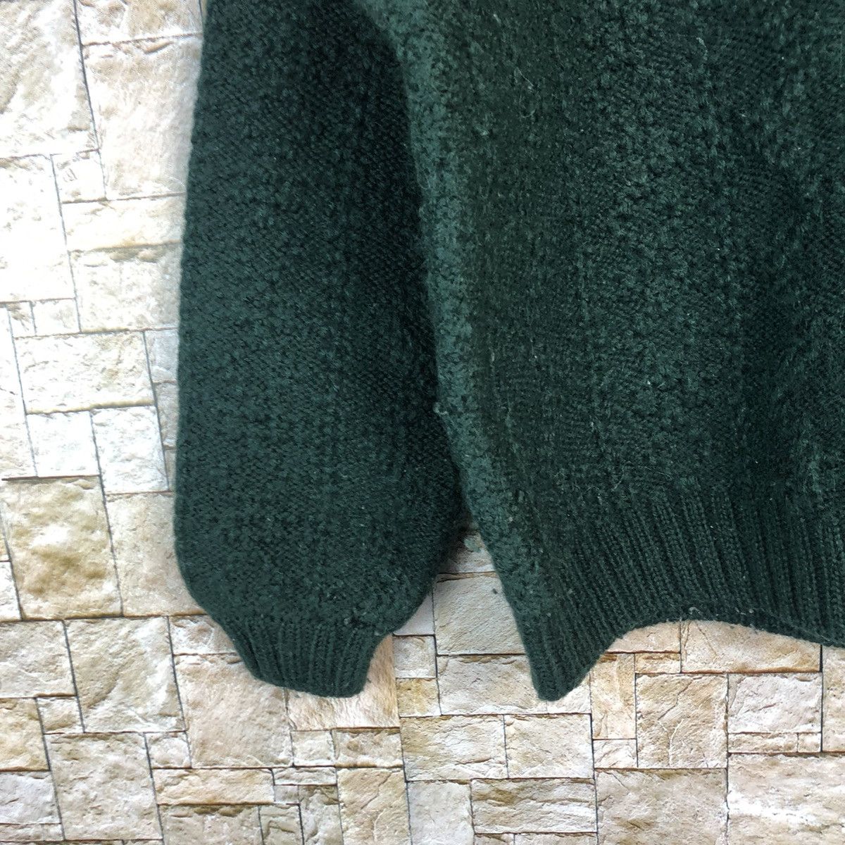 Aran Isles Knitwear × Homespun Knitwear × Vintage Japanese Brand Green vintage sweatshirt Knitwear #A913 Size S / US 4 / IT 40 - 7 Thumbnail