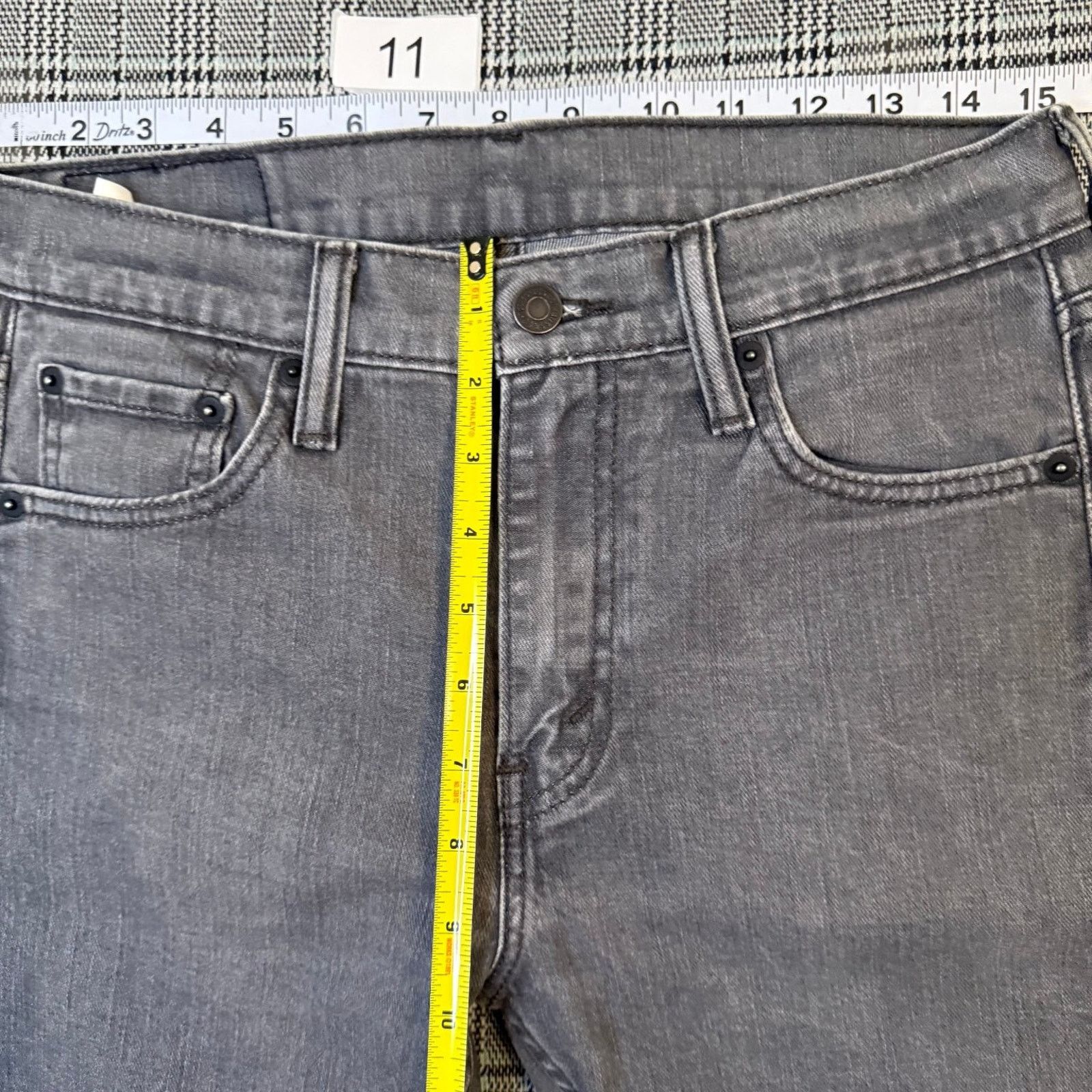 Levi's Levi's 510 Men's Jeans Gray Denim Slim Fit Stretch 30x32 Size US 30 / EU 46 - 4 Thumbnail