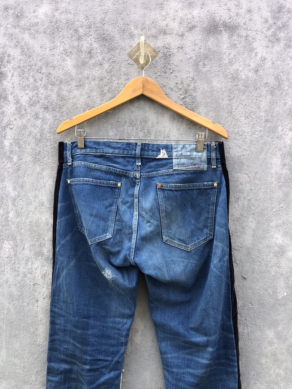 Japanese Brand Sunny Sports Distressed Jeans Size US 33 - 7 Thumbnail
