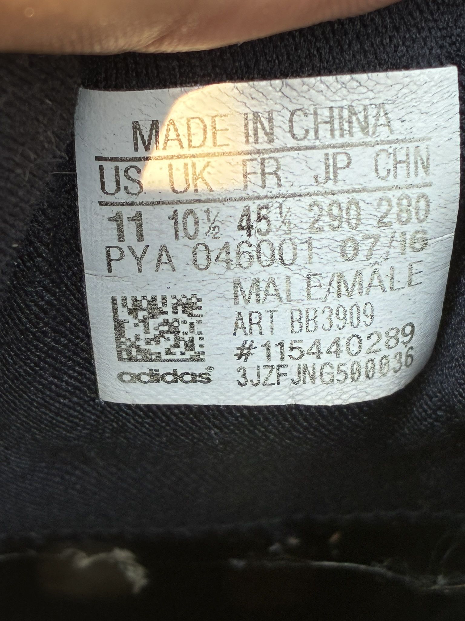 Adidas Adidas UltraBoost OG 2.0 Core Black Running Shoes BB3909 Size US 11 / EU 44 - 9 Thumbnail