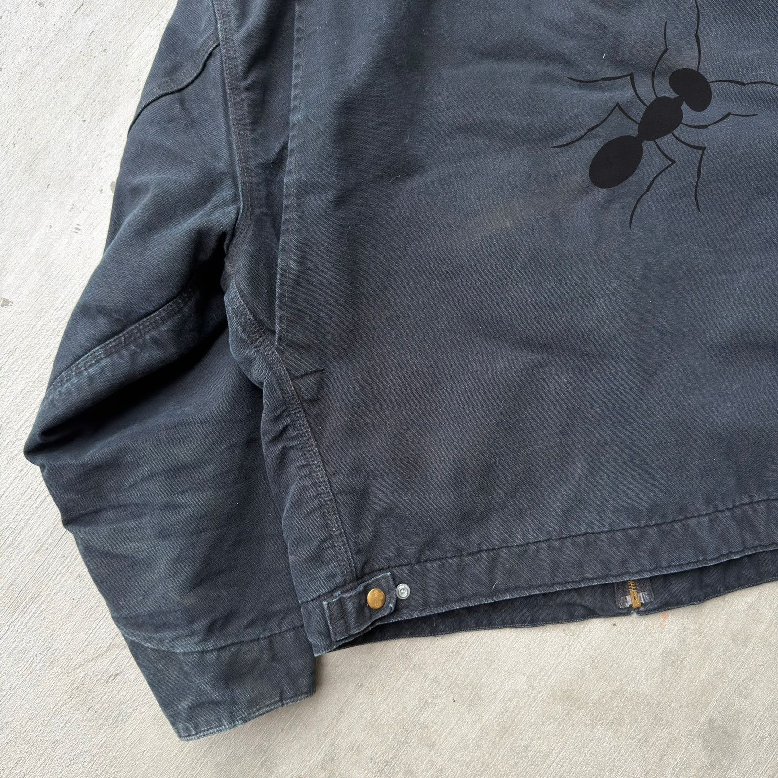 Carhartt × Vintage Carhartt J001 black Detroit work wear jacket Size US L / EU 52-54 / 3 - 7 Thumbnail
