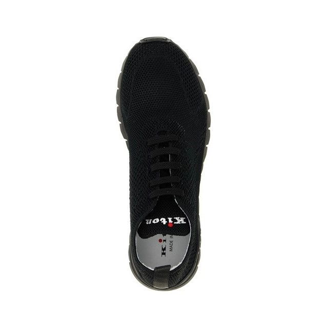 Kiton KITON Fits Black Sneakers New & Authentic (Men's size:11;) Size US 11 / EU 44 - 4 Thumbnail