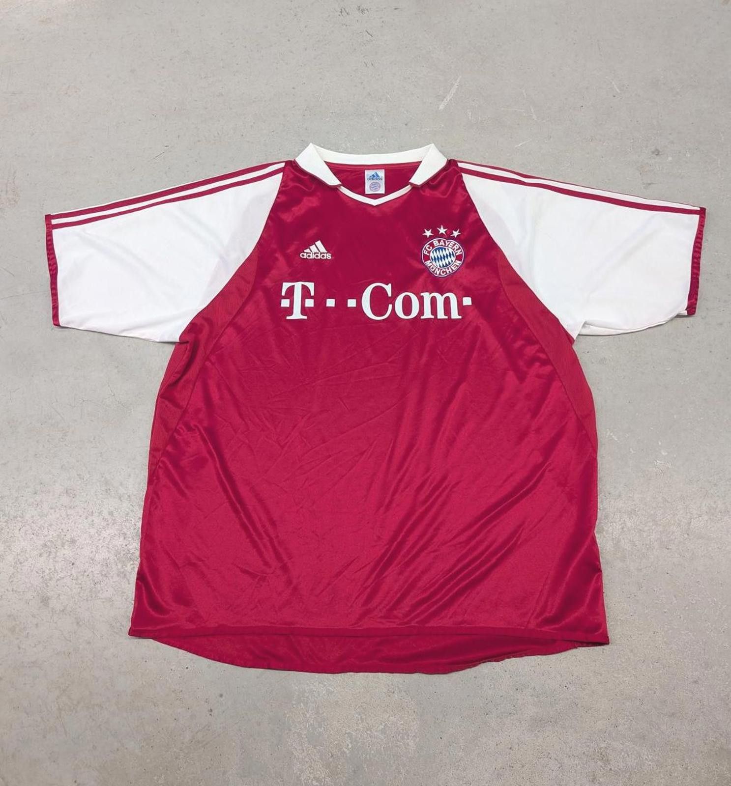 Adidas Adidas FC Bayern Munich 2004-2005 Home Red Jersey Size US XXL / EU 58 / 5 - 1 Thumbnail