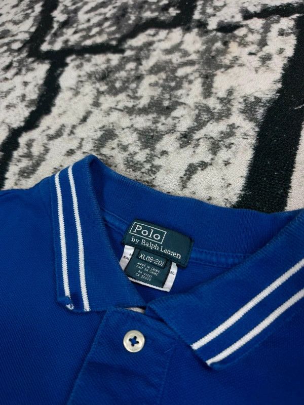 Ralph Lauren Vintage Ralph Lauren 3 S Blue Logo Polo Shirt Size US S / EU 44-46 / 1 - 4 Thumbnail