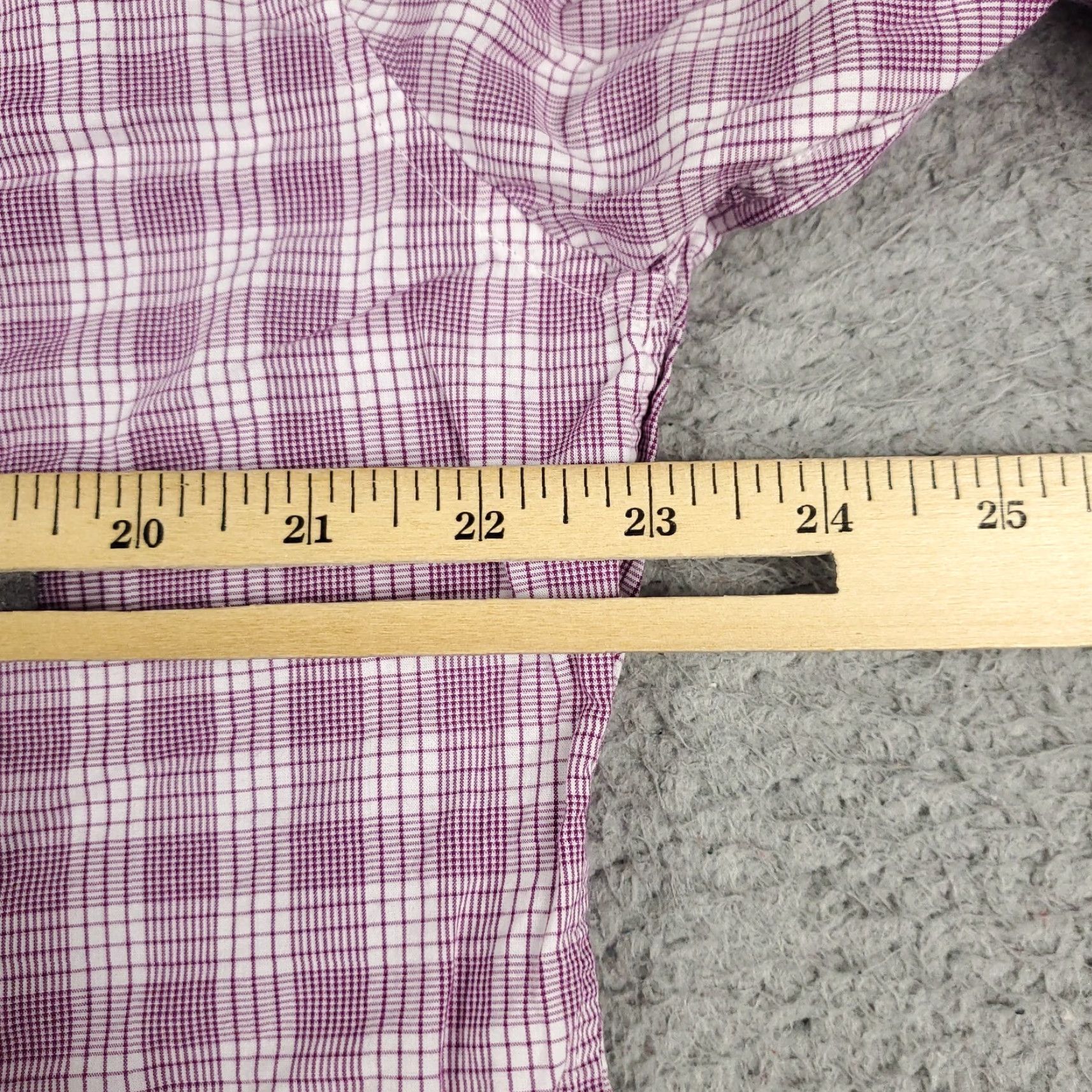 Bonobos VINTAGE Bonobos Shirt Mens Large Purple Plaid Button-Up Long Sleeve Size US L / EU 52-54 / 3 - 5 Thumbnail