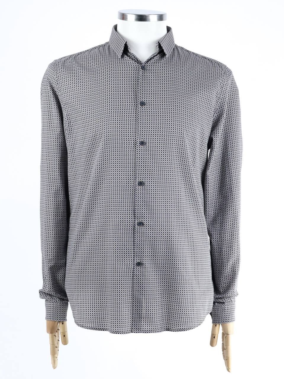 IKKS IKKS Cotton shirt with geometric print Size US L / EU 52-54 / 3 - 1 Thumbnail