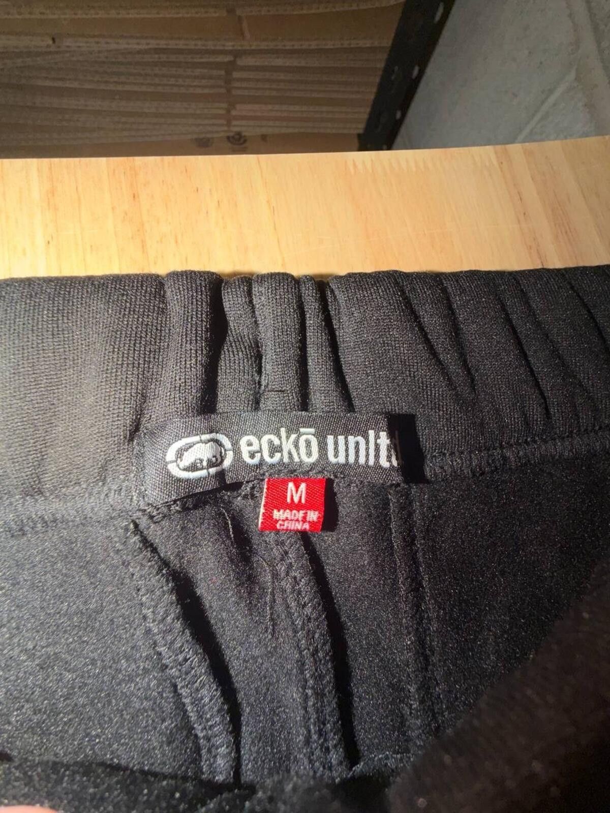 Ecko Unltd. 2020s Ecko Unltd Black Jogger Sweatpants Medium Streetwear Size US 32 / EU 48 - 7 Thumbnail