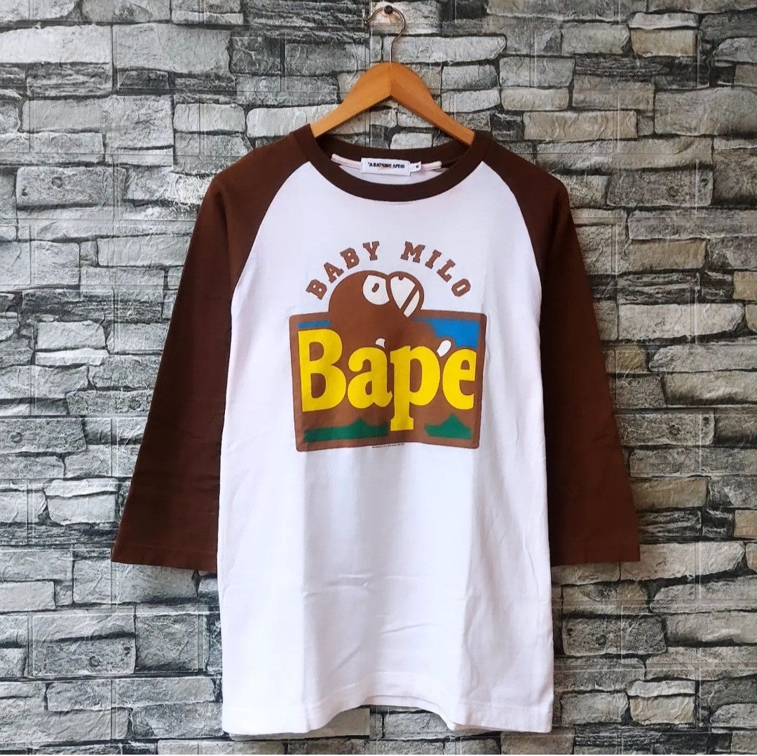 Bape Bape Baby Milo Raglan Size US M / EU 48-50 / 2 - 1 Thumbnail