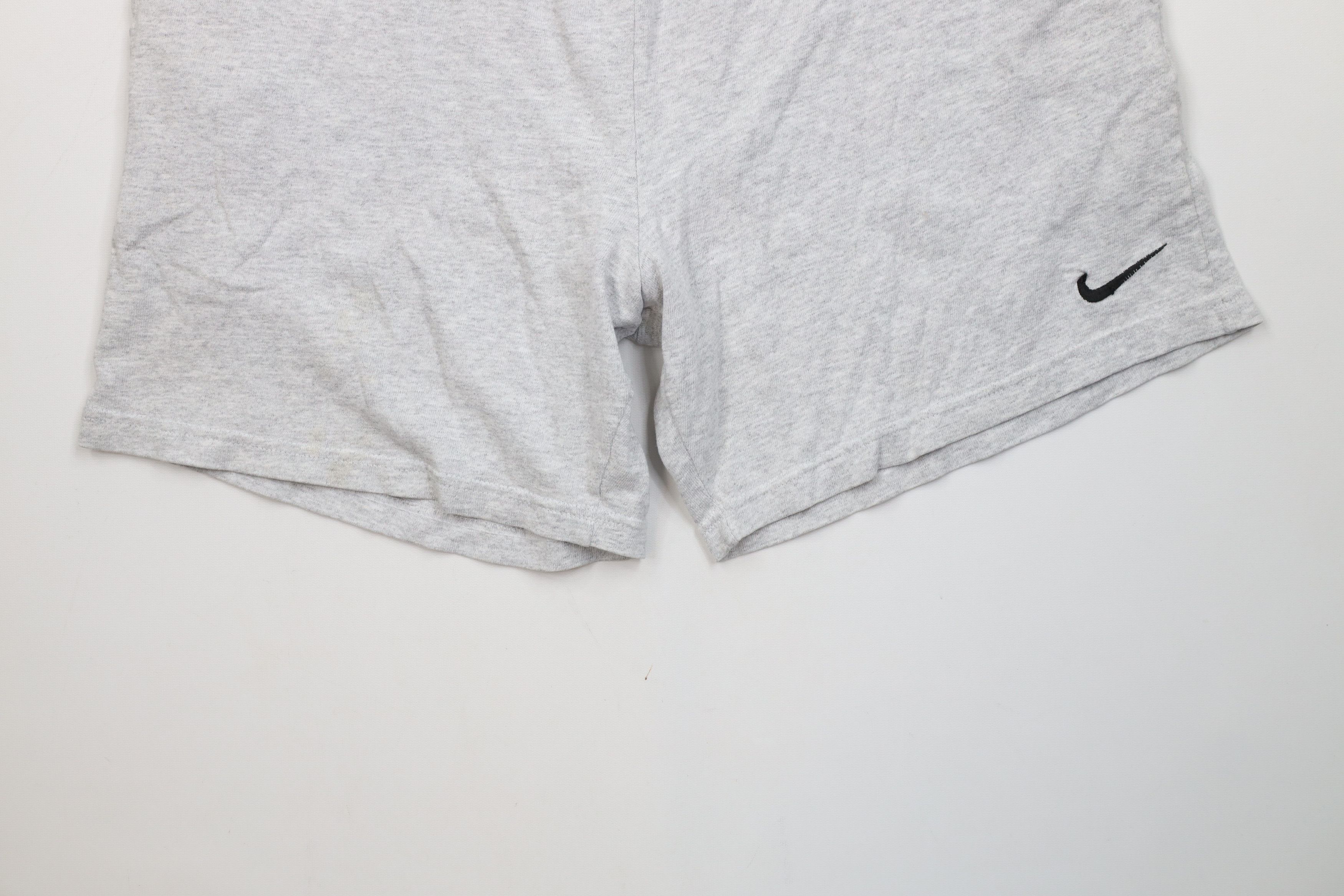 Nike Vintage 90s Nike Mini Swoosh Above Knee Shorts Gray USA Size US 34 / EU 50 - 4 Thumbnail