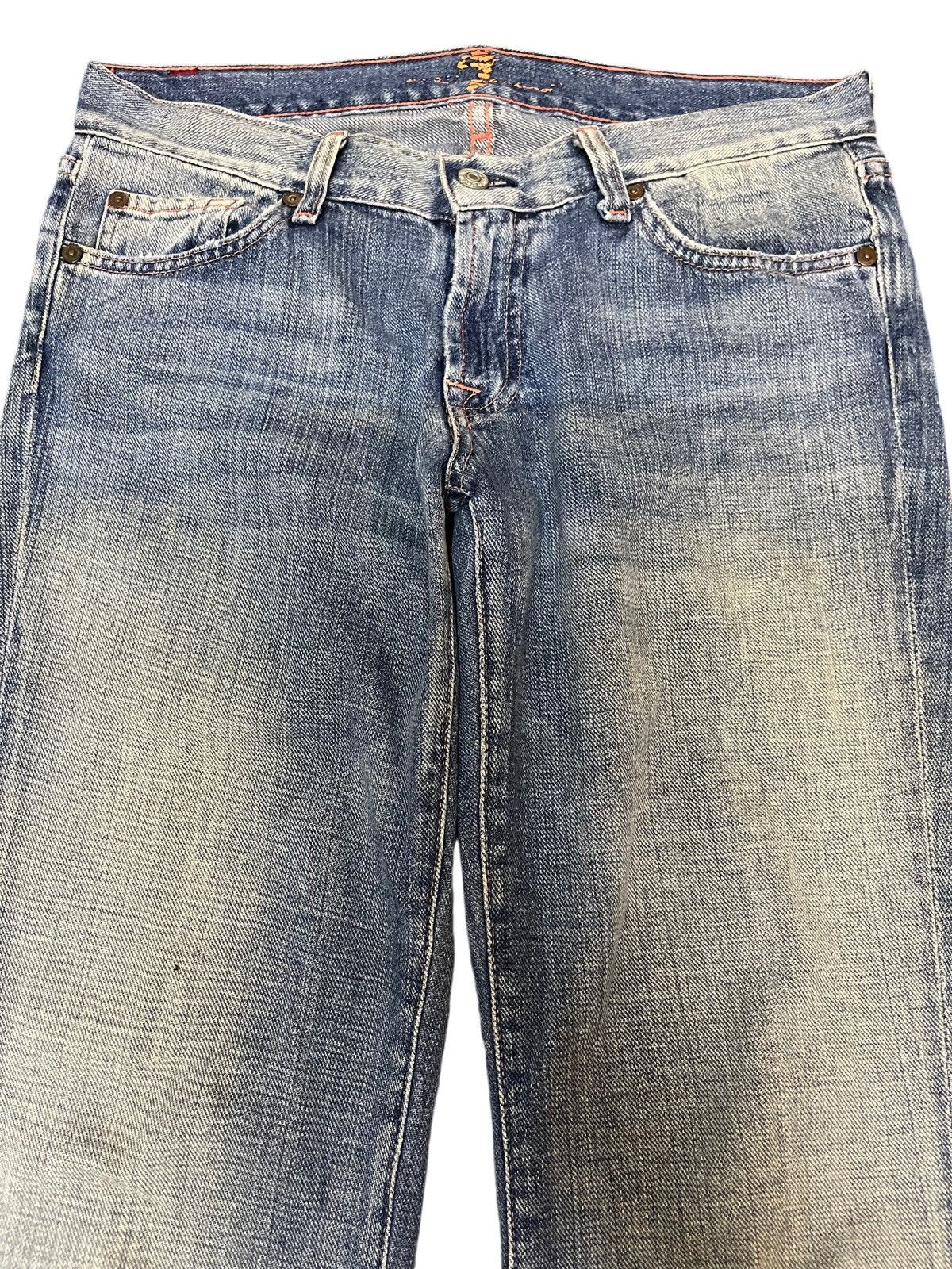 7 For All Mankind Vintage 7 For All Mankind Flare Faded Denim Size US 32 / EU 48 - 2 Thumbnail