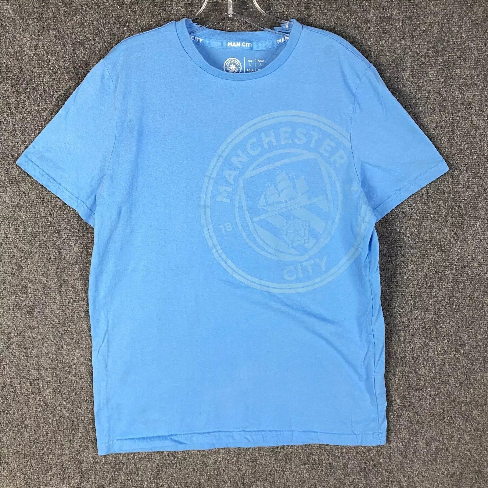 Other Manchester City T-Shirt Men's Large Short Sleeve Blue L Size US L / EU 52-54 / 3 - 1 Thumbnail