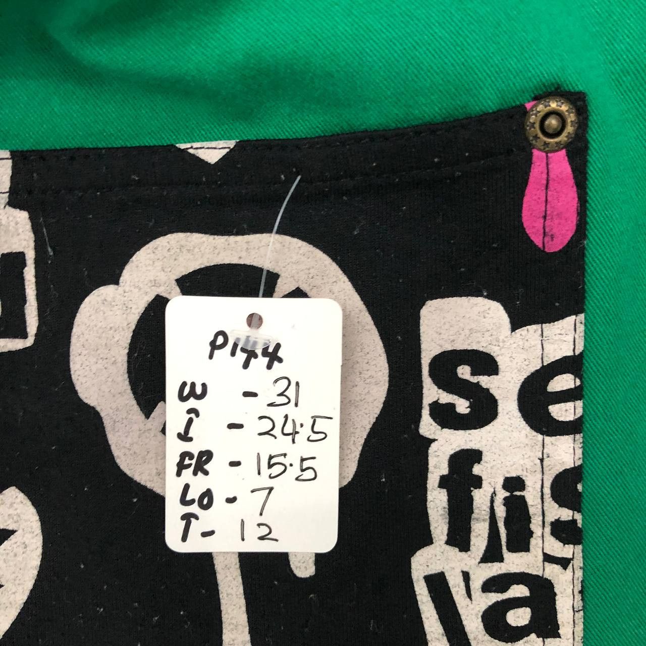 Japanese Brand P144 SELFISHLAND PUNK SKINNY DOUBLE WAIST PANTS Size US 31 - 9 Thumbnail