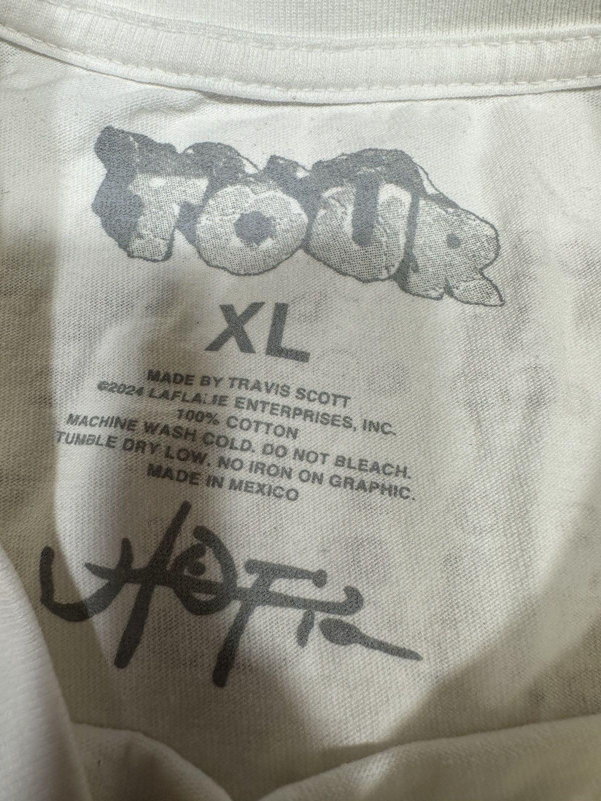 Travis Scott Travis Scott 2024 Utopia Tour Skitzo Tee/ New Size XL Size US XL / EU 56 / 4 - 4 Thumbnail