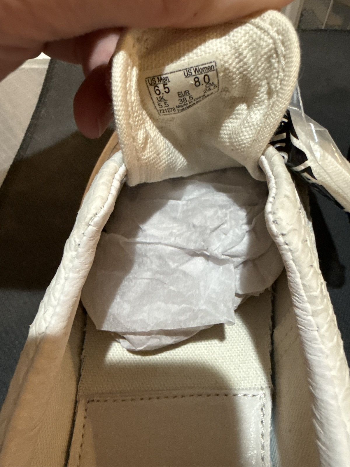 Vans × Wtaps VANS x WTAPS OG ERA LX ANACONDA WHITE SZ 6.5 Size US 6.5 / EU 39-40 - 10 Thumbnail
