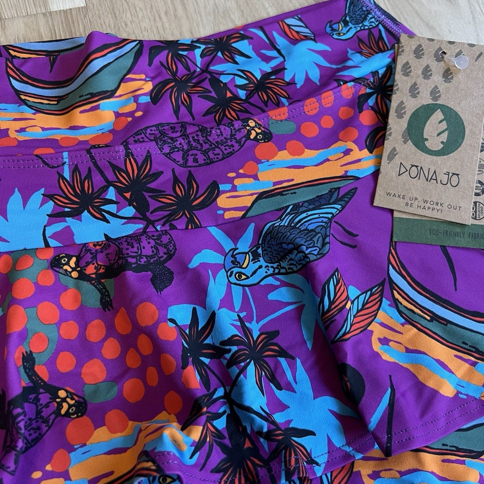 Other NWT Dona Jo Soar Skort 1.5 (M) Tennis Tiered Ruffle Size 30" / US 8 / IT 44 - 2 Thumbnail