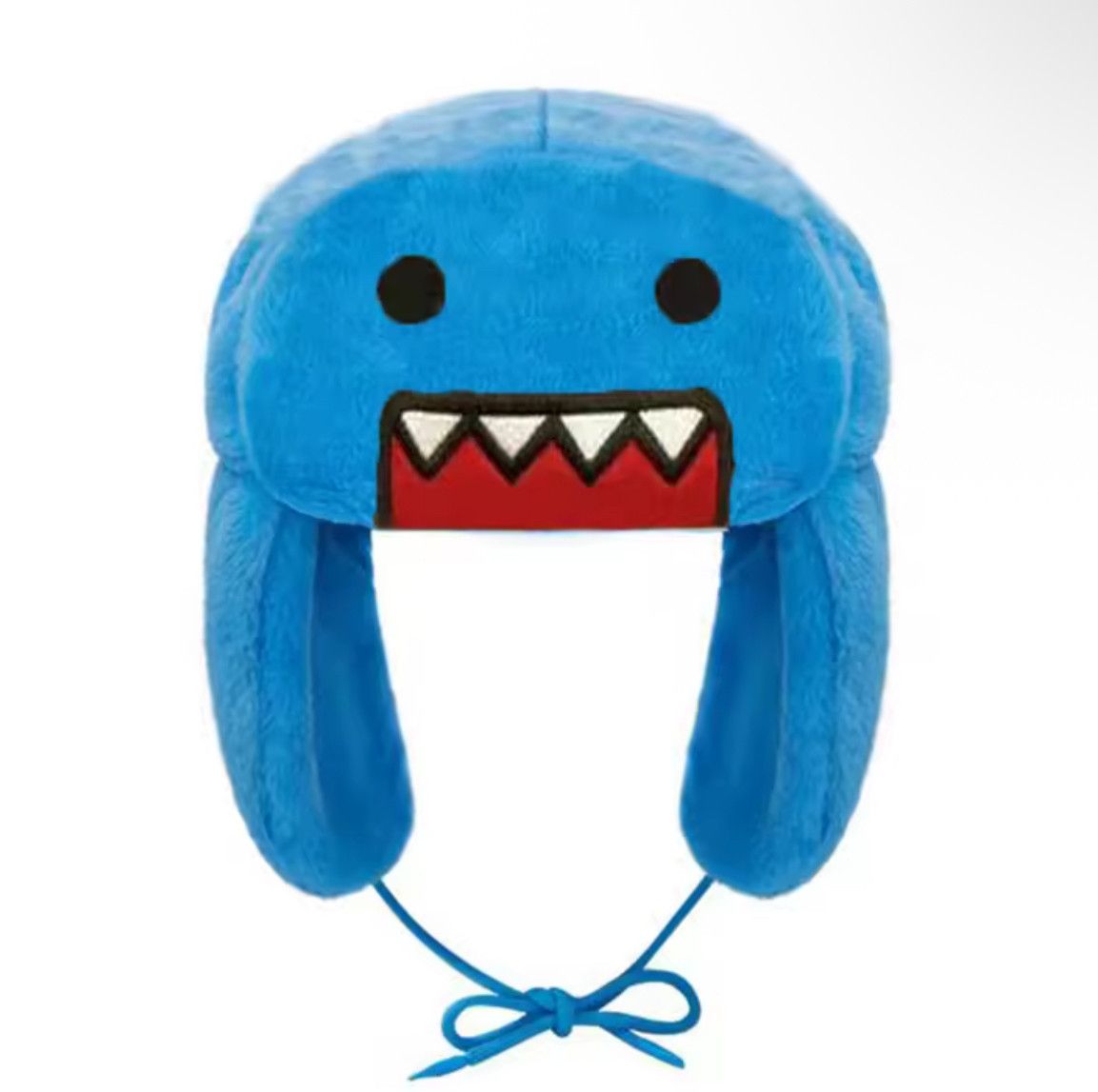 Japanese Brand Y2K Domo Bear Kun Blue Ushanka Autumn Winter Warm Hat Size ONE SIZE - 1 Thumbnail