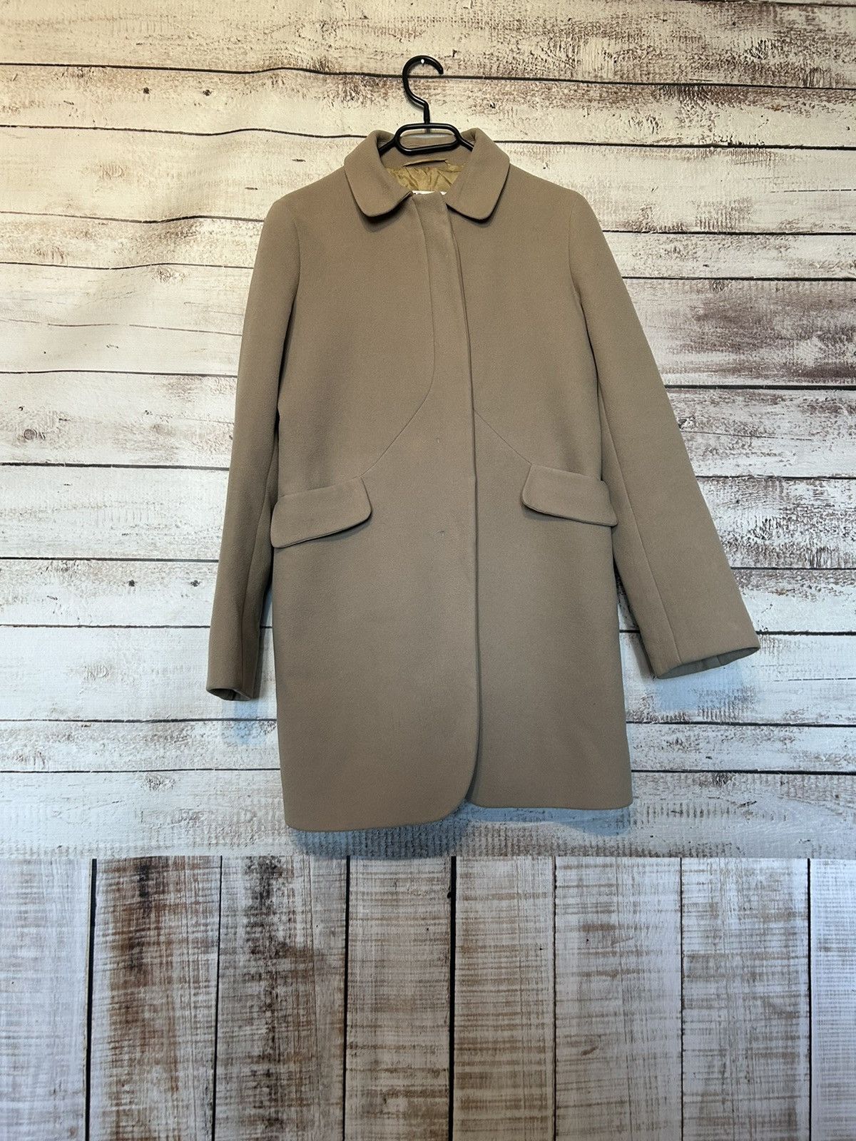 image of Jil Sander Coat in Cream, Women's (Size XS)