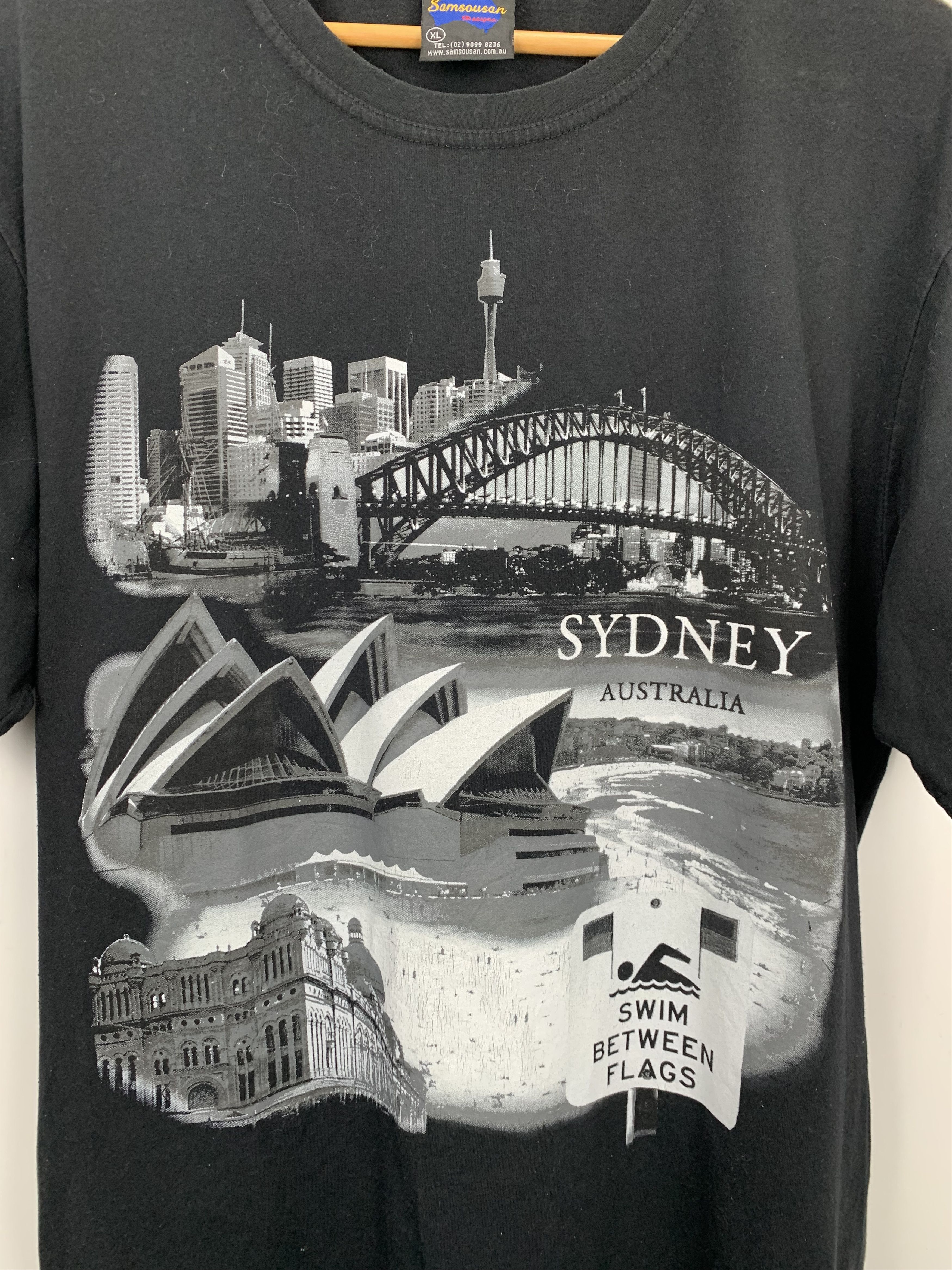 Man Made In Australia Vintage Sydney Australia T Shirt TA0172 Size US XL / EU 56 / 4 - 6 Thumbnail