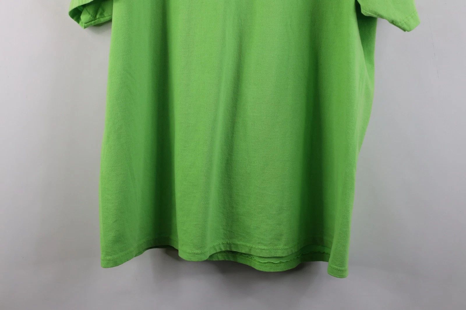 Vintage Vintage 90s Streetwear Short Sleeve T-Shirt Lime Green USA Size US XL / EU 56 / 4 - 8 Thumbnail