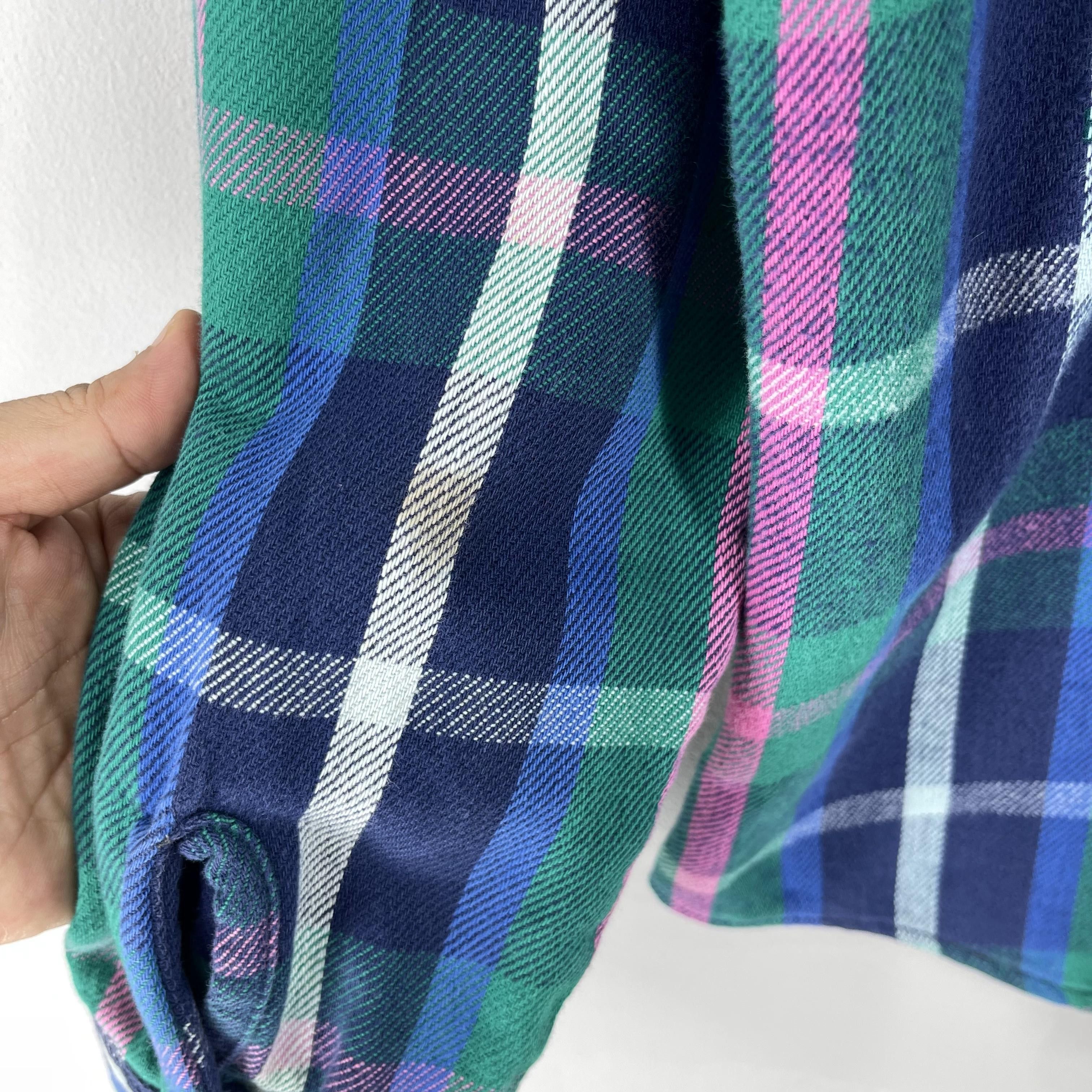 Flannel Vintage FIVE BROTHERS Checkered Double Pocket Flannel Size M / US 6-8 / IT 42-44 - 8 Thumbnail