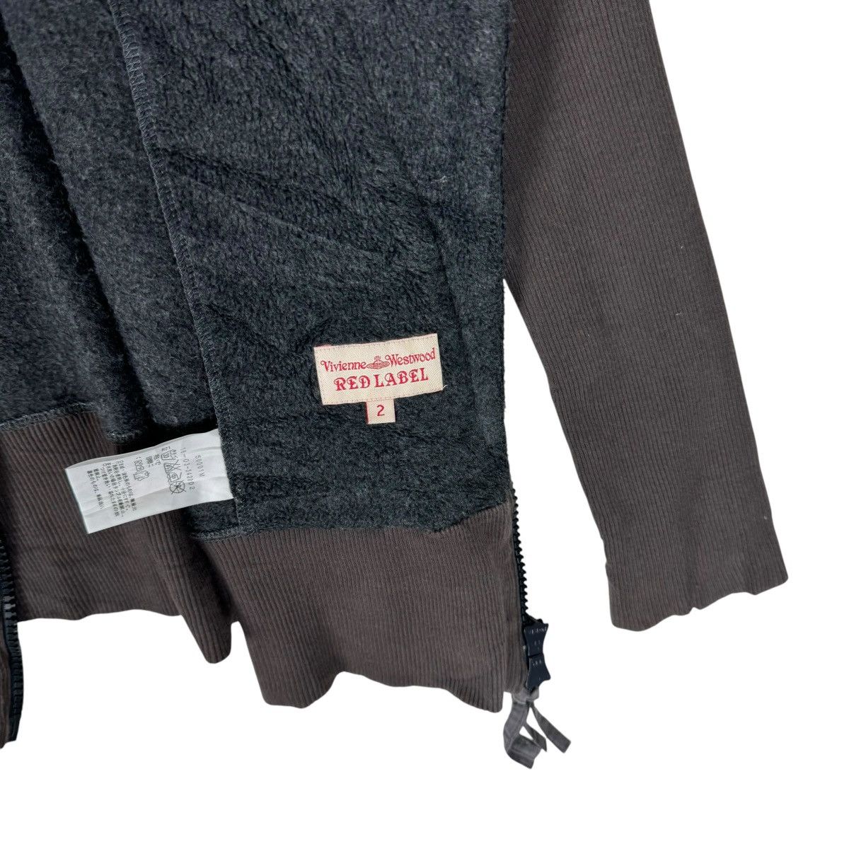 Vivienne Westwood 🌟VIVIENNE WESTWOOD RED LABEL ASYMMETRIC FLEECE JACKET Size M / US 6-8 / IT 42-44 - 9 Thumbnail