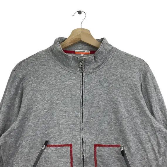 Jean Charles De Castelbajac Vtg JEAN CHARLES De CASTELBAJAC Sport Sweater Gray Jacket Size M / US 6-8 / IT 42-44 - 3 Thumbnail