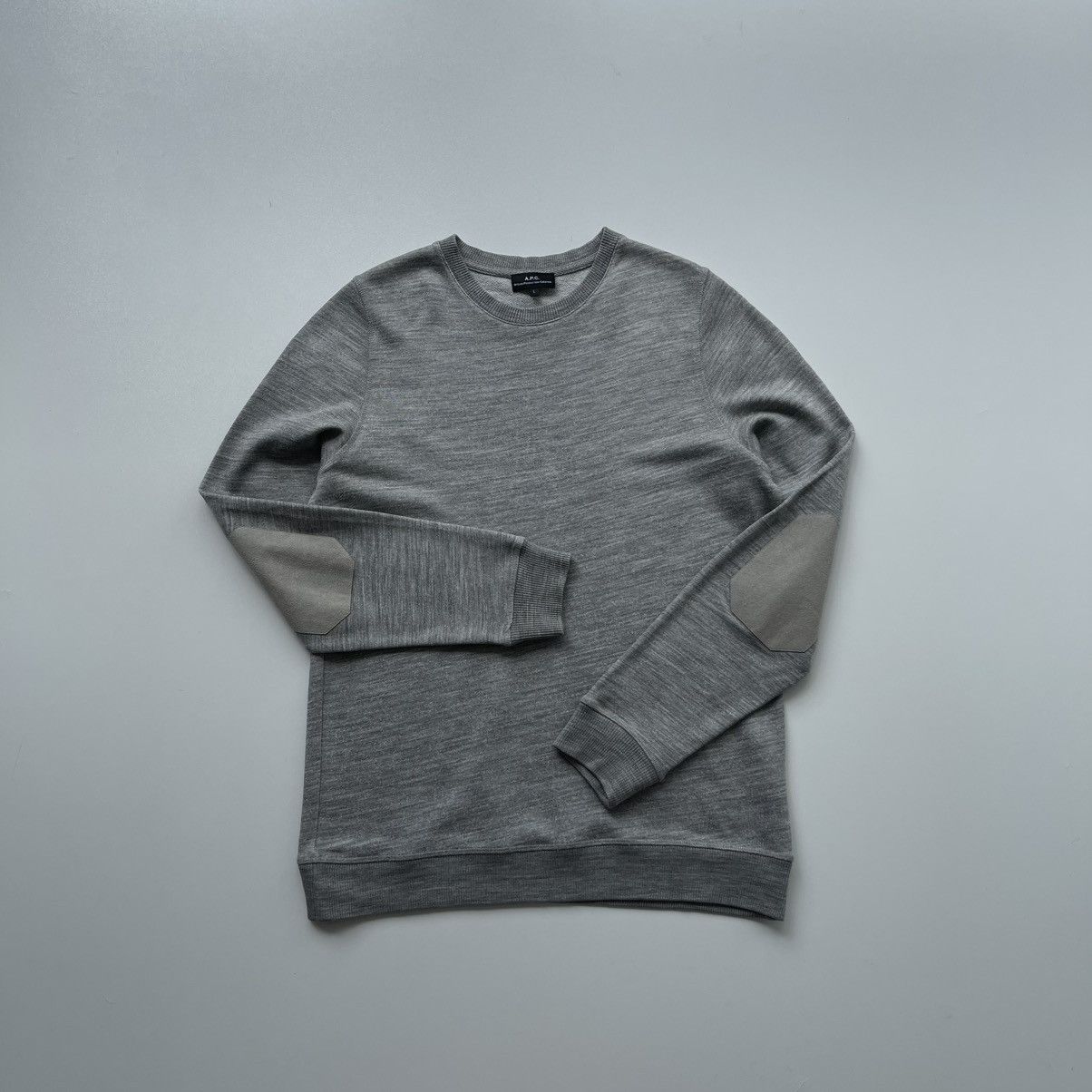 A.P.C. A.P.C. Mecano Crew Neck Sweatshirt Sweater Grey Size US L / EU 52-54 / 3 - 5 Thumbnail