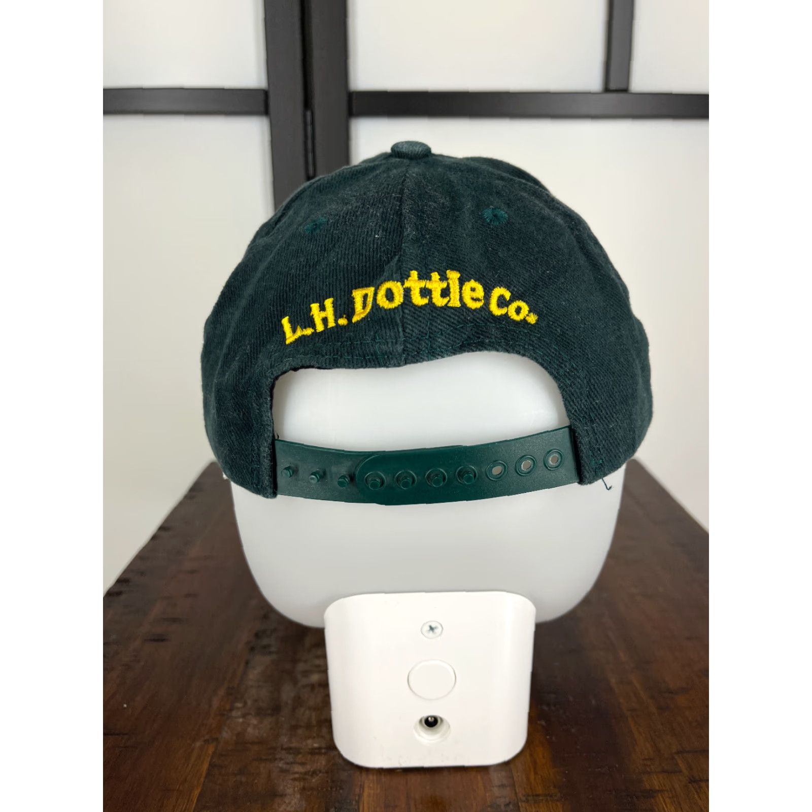 CO VINTAGE LH Dottie Hat Cap Snap Back Adult Large Green Cotton Size ONE SIZE - 6 Thumbnail