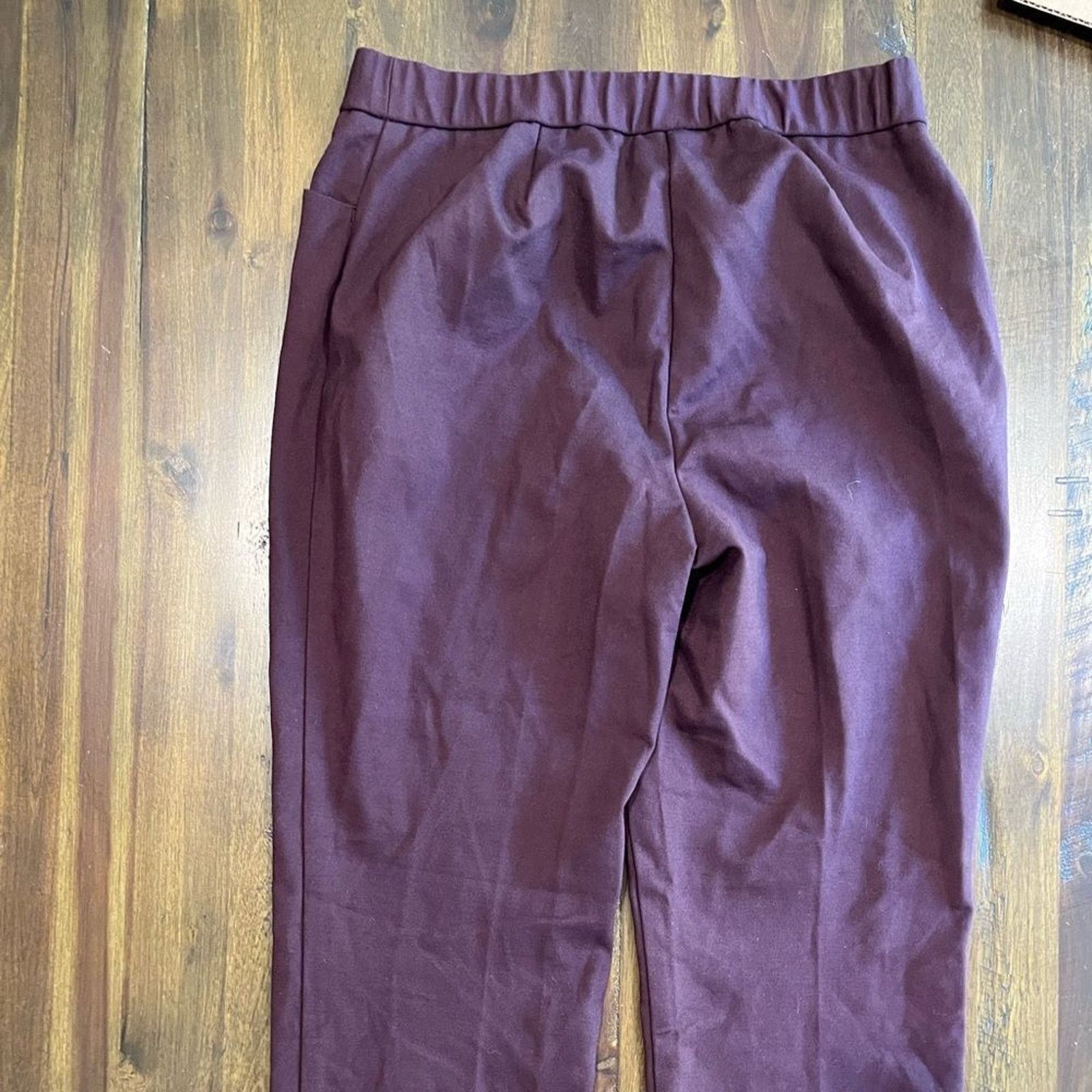 Vintage J. Jill Essential Ponte Slim-Leg Pants Plum - Size XS Size 24" / US 00 / IT 34 - 6 Thumbnail