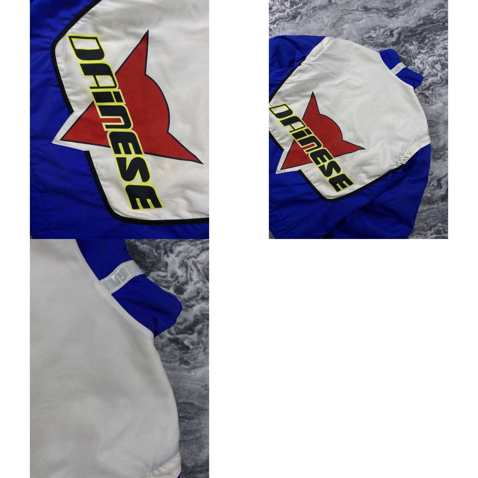 Dainese VINTAGE Dainese World Champion Racing 2 in 1 Bomber Jacket Men Size 46 Blue Size US S / EU 44-46 / 1 - 10 Thumbnail