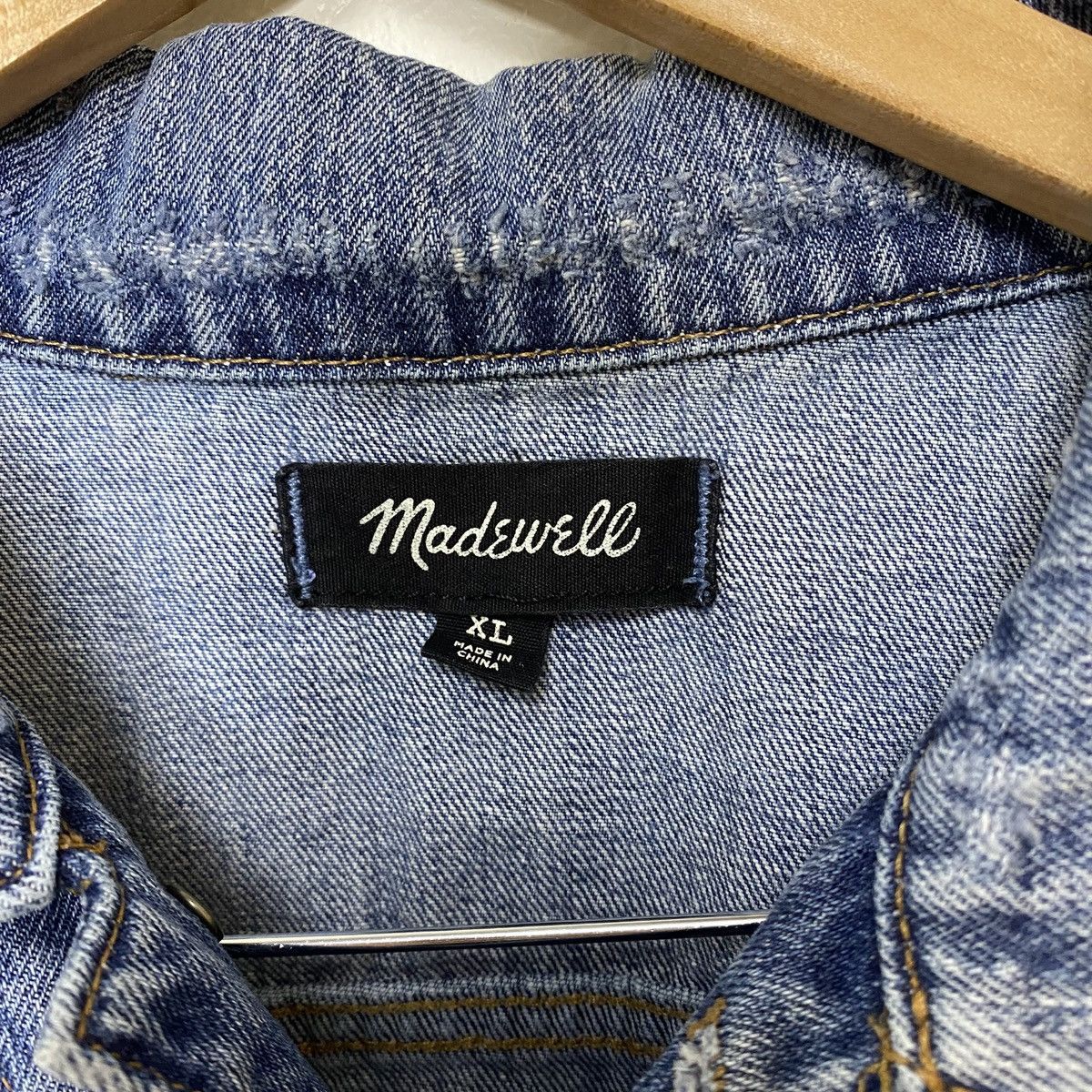 Madewell Madewell blue denim jacket Size XL / US 12-14 / IT 48-50 - 3 Thumbnail