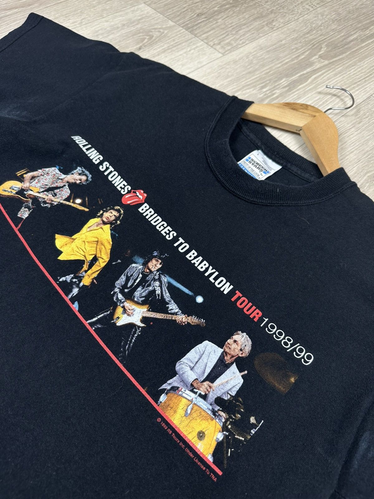 Band Tees × The Rolling Stones × Vintage Vintage 1999 The Rolling Stones No Security Tour Tee Shirt Size US L / EU 52-54 / 3 - 5 Thumbnail