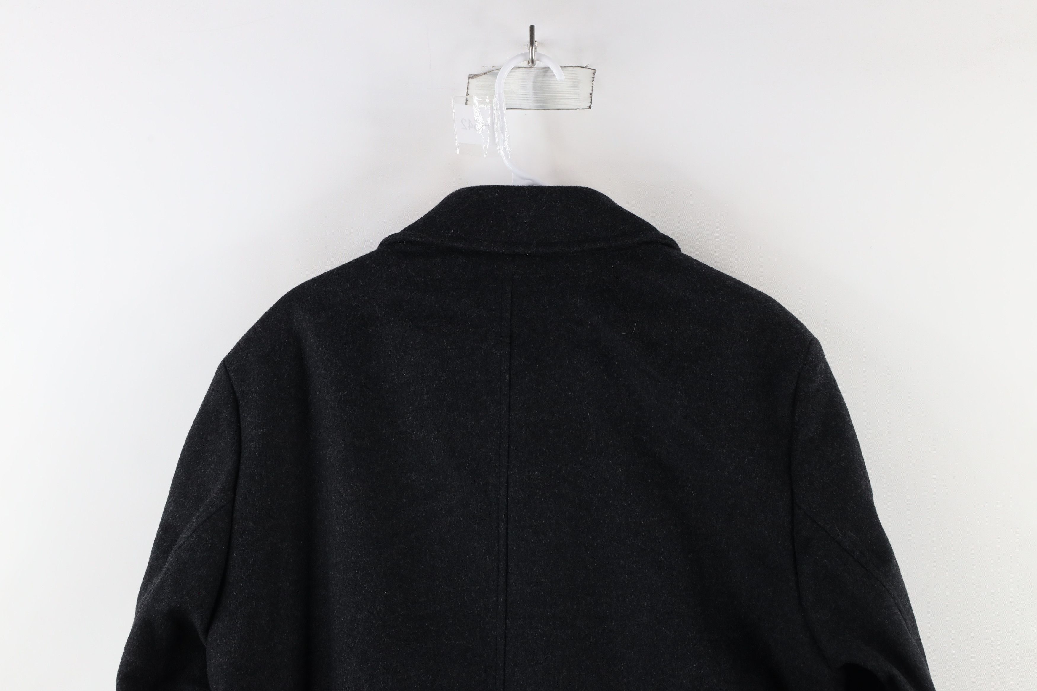 Schneiders × Vintage Schneiders Salzburg Blend Overcoat Jacket Dark Gray Size US XL / EU 56 / 4 - 12 Thumbnail