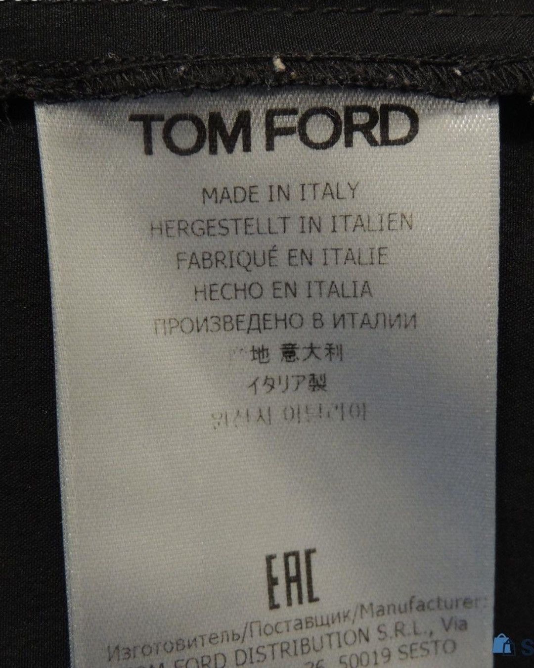 Tom Ford Tom Ford WMNS Black Tie Neck Uniform Button Up Blouse Size XS / US 0-2 / IT 36-38 - 9 Thumbnail