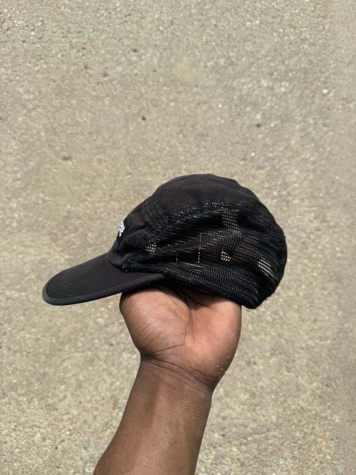 Supreme Supreme Mesh Side Panel Camp Cap Black SS18 Size ONE SIZE - 5 Thumbnail
