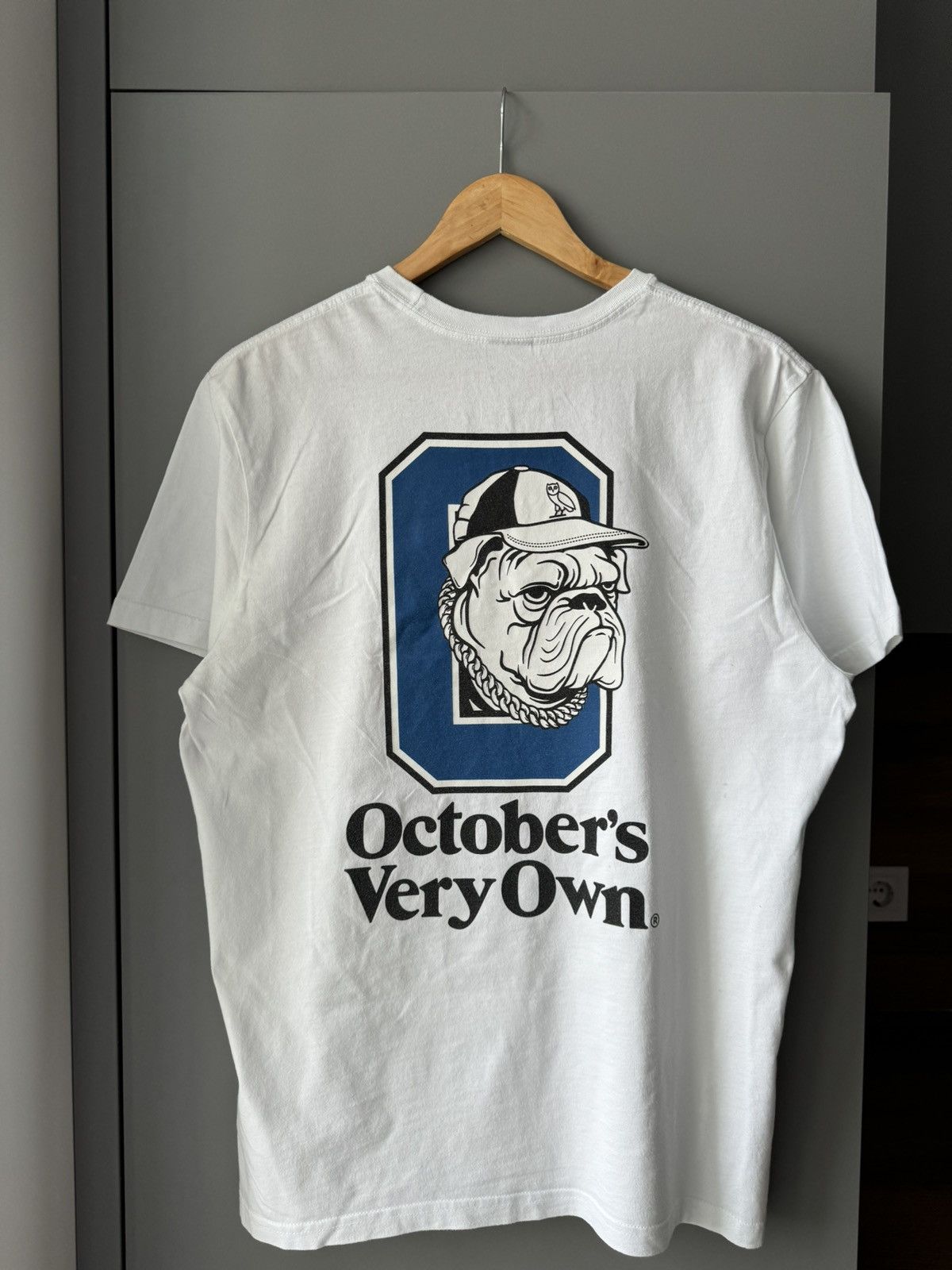 Drake OVO Bulldog White T Shirt Size US L / EU 52-54 / 3 - 1 Thumbnail