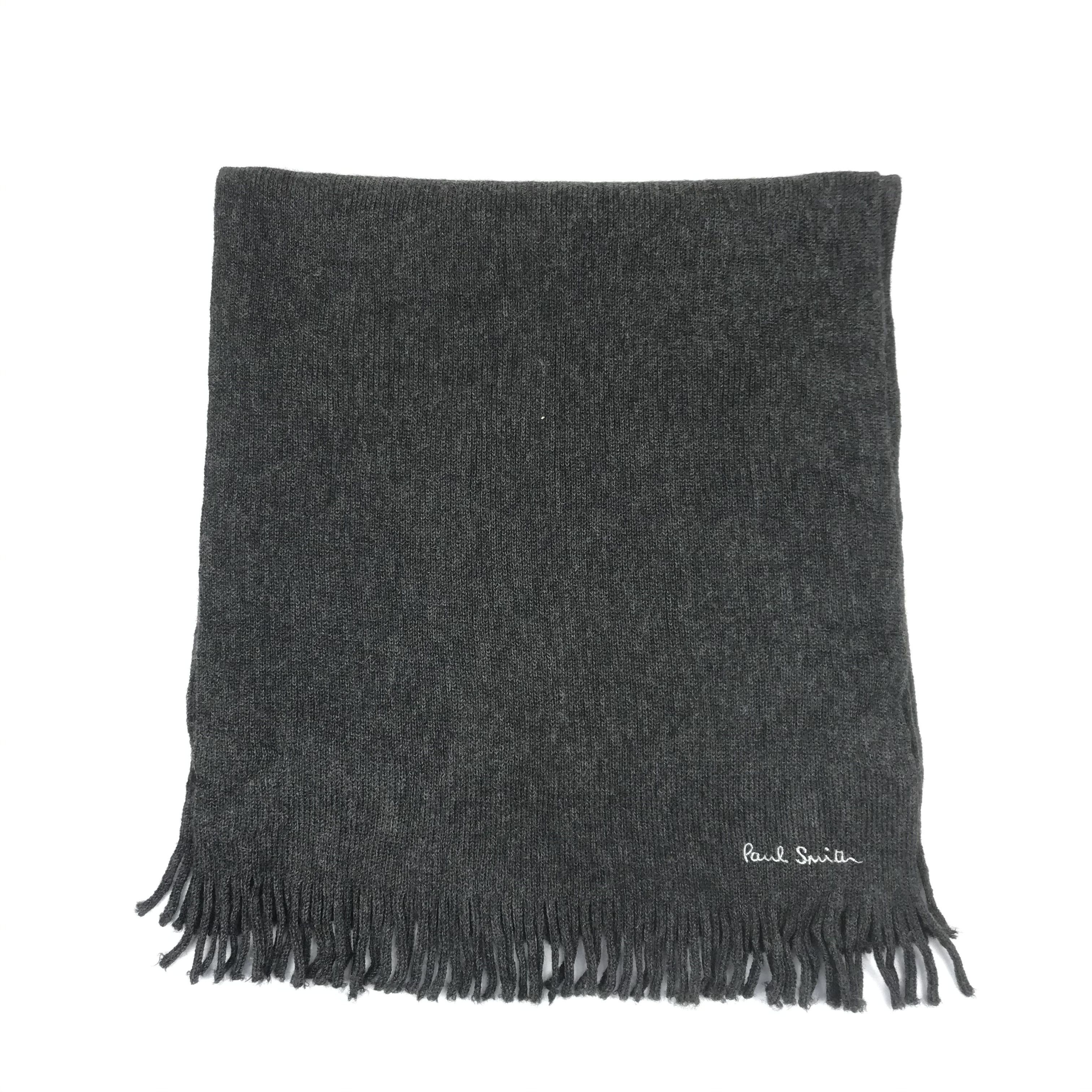 Japanese Brand Vintage 90s Paul Smith Scarf Muffler Knit Ribbed Wool Scarve Size ONE SIZE - 2 Thumbnail