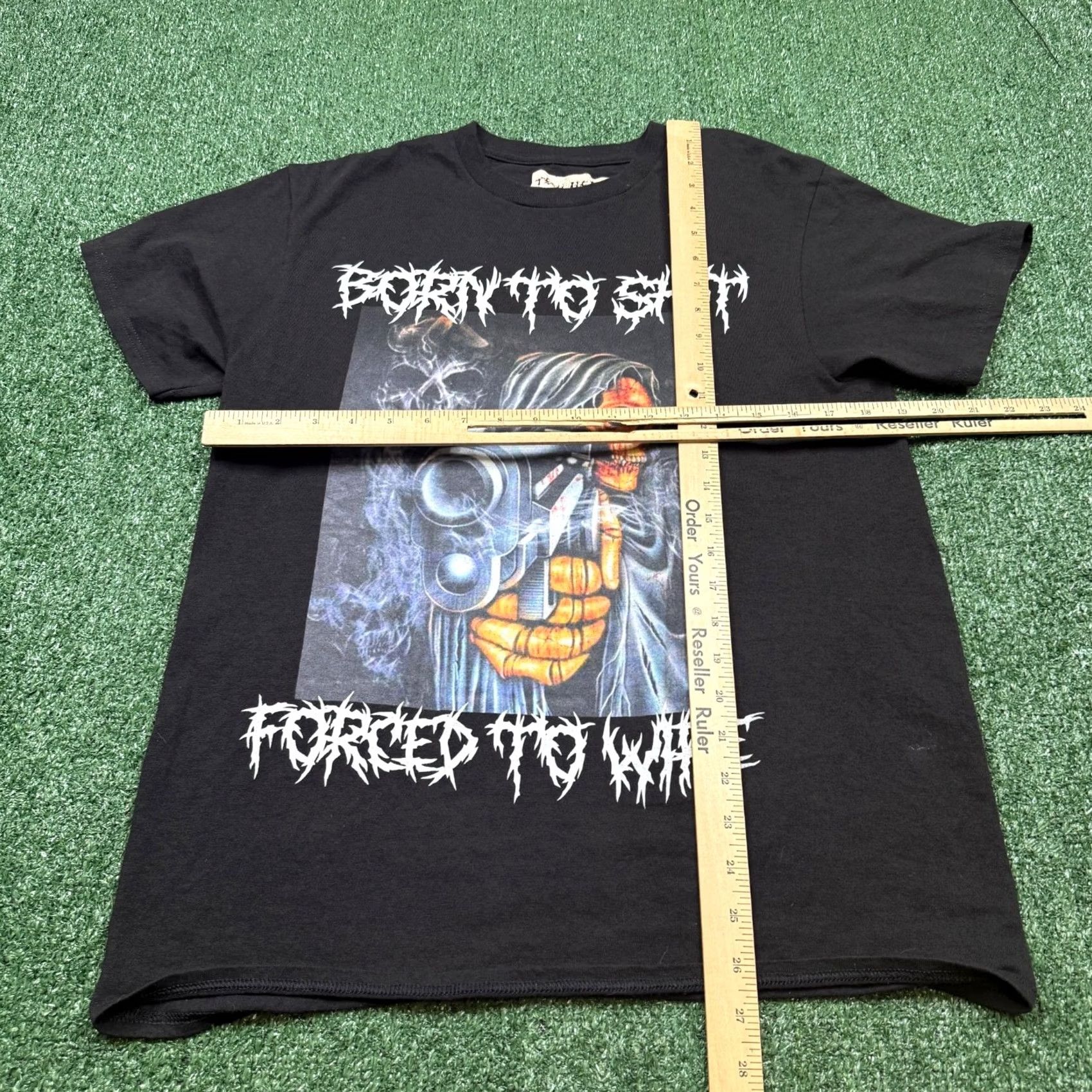 Vintage Teen Hearts Graphic T Shirt Men's Size M Black Short Sleeve Grim Reaper Goth Tee Size US M / EU 48-50 / 2 - 4 Thumbnail