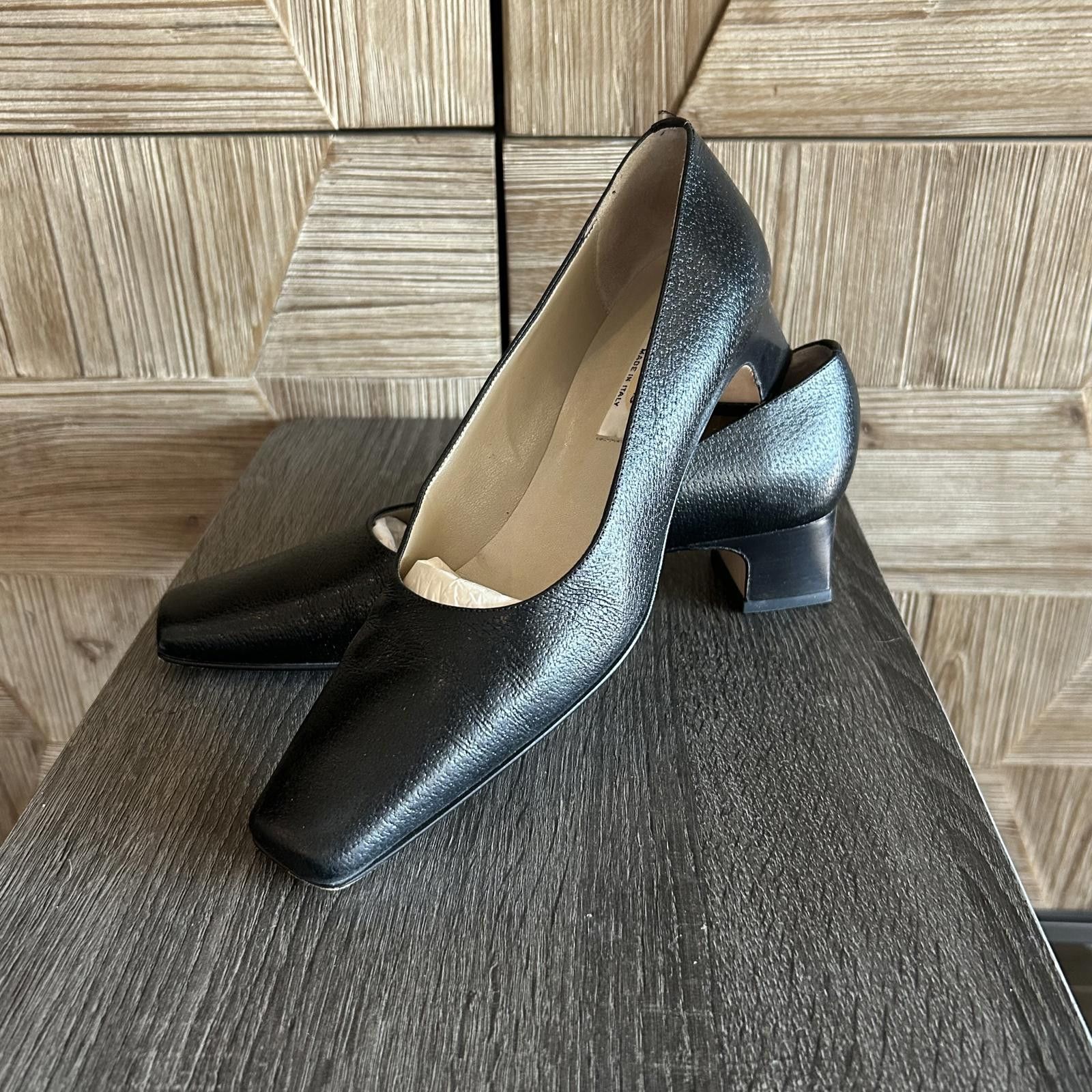 Other Talbots Black Leather Low Pumps Womens Size 8 N Size US 8 / IT 38 - 3 Thumbnail