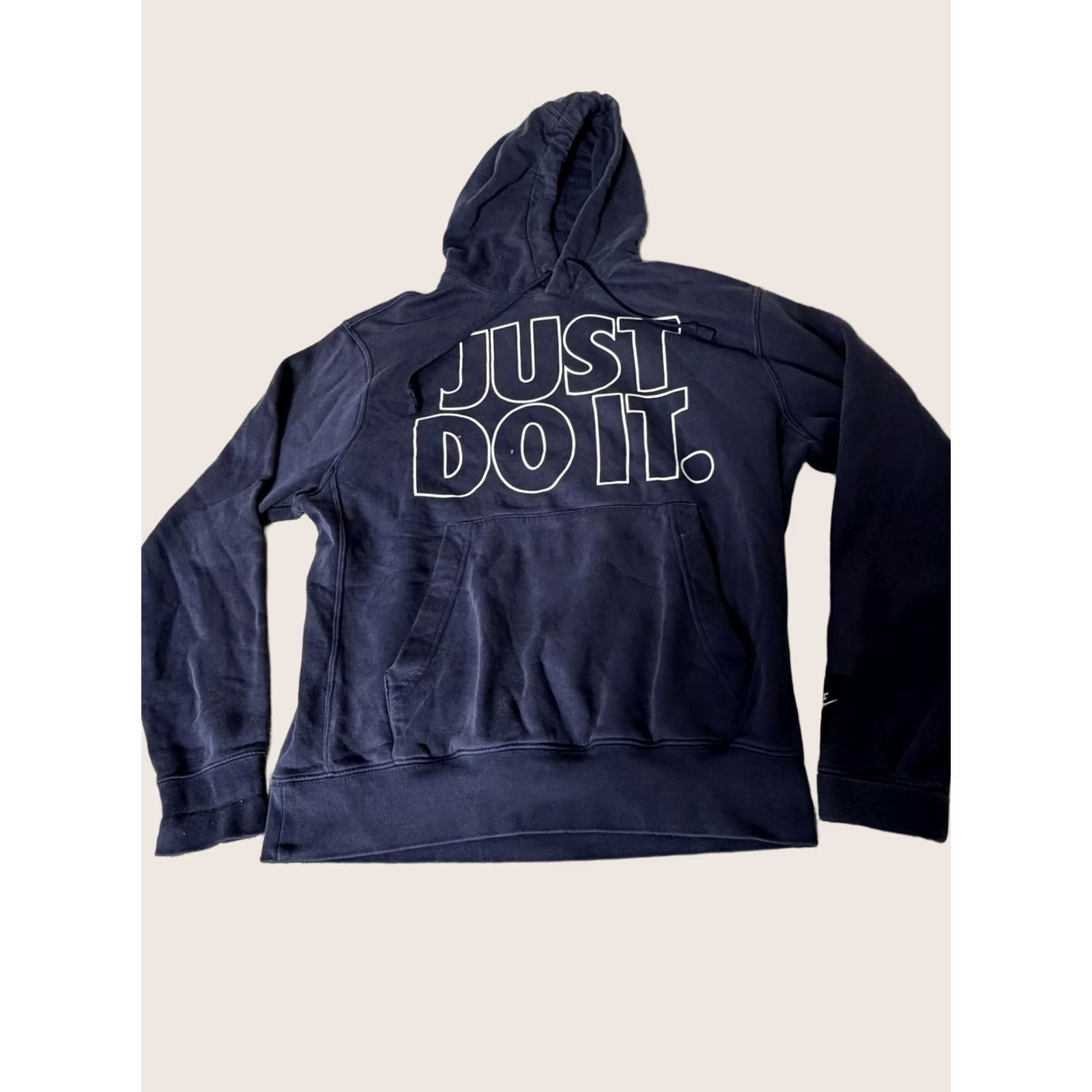 Nike Nike Hoodie Mens S Blue Just Do It Fleece Pullover Graphic Sweatshirt JDI Size US S / EU 44-46 / 1 - 1 Thumbnail