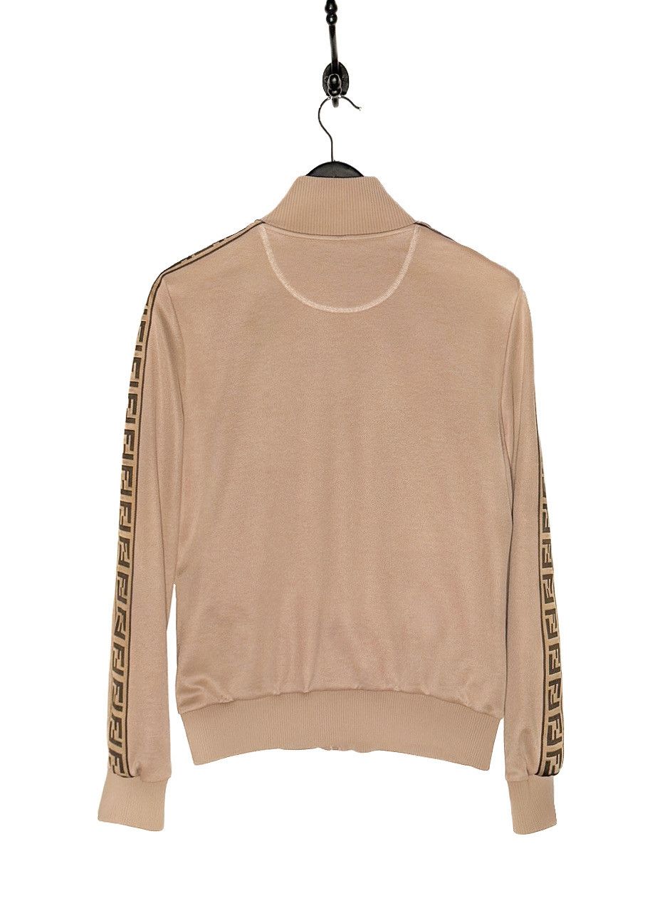 Fendi Fendi Beige Forever Fendi Zucca Sleeves Track Jacket Size L / US 10 / IT 46 - 3 Thumbnail