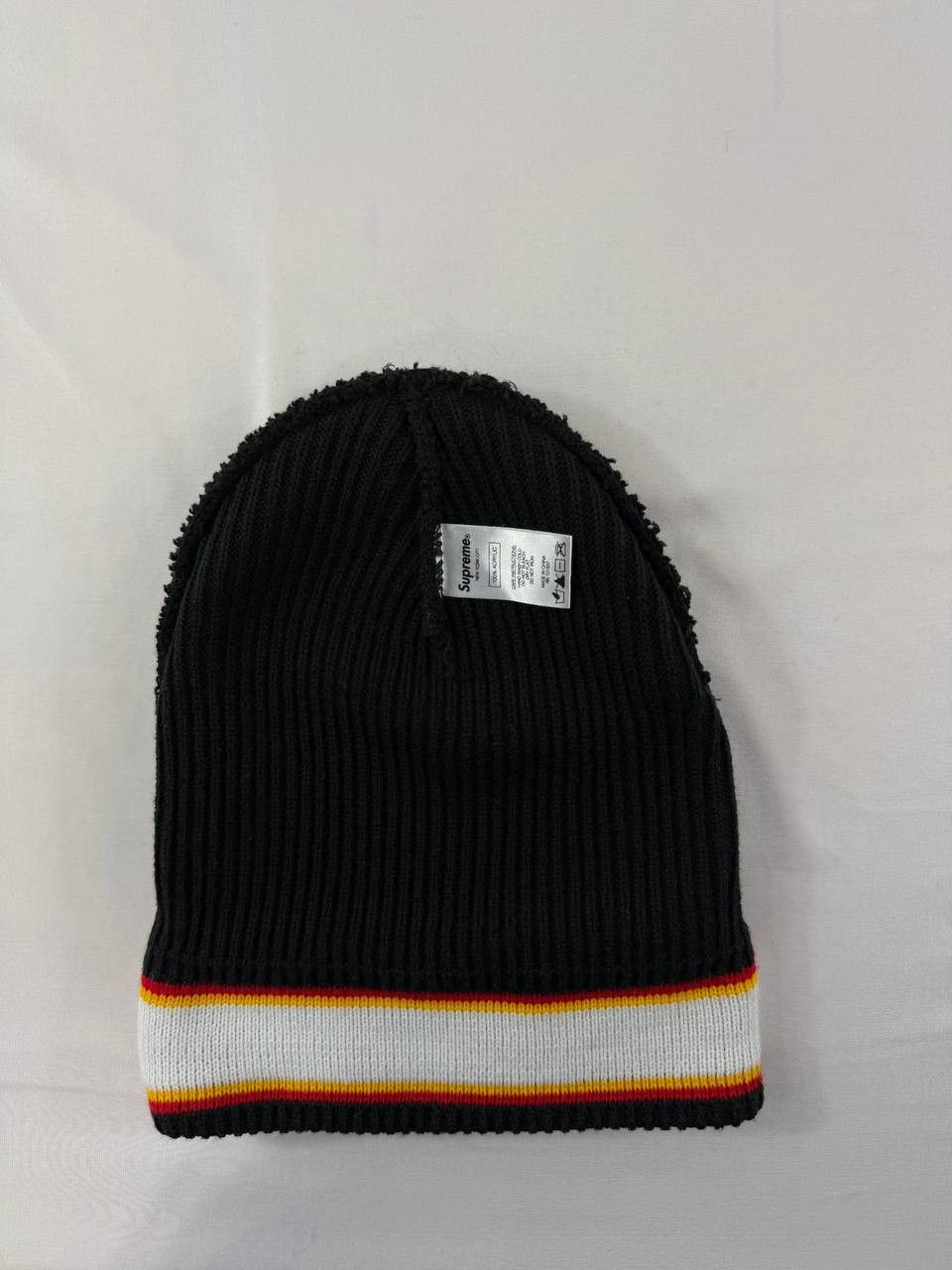 Supreme Supreme Cuff Logo Beanie Black FW18 Size ONE SIZE - 4 Thumbnail