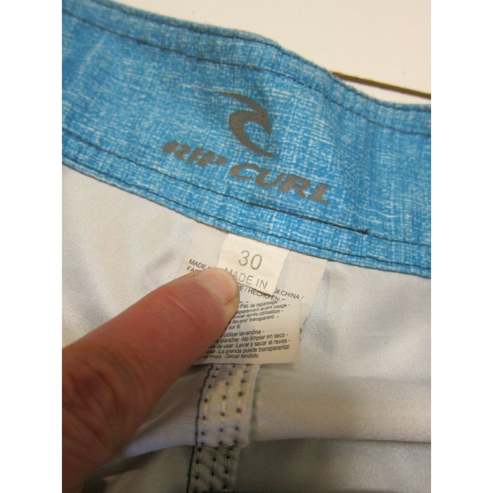 Rip Curl Rip Curl Grey Lightweight Quick Dry Swim Surf Beach Cargo Board Shorts Men 30 Size US 30 / EU 46 - 5 Thumbnail
