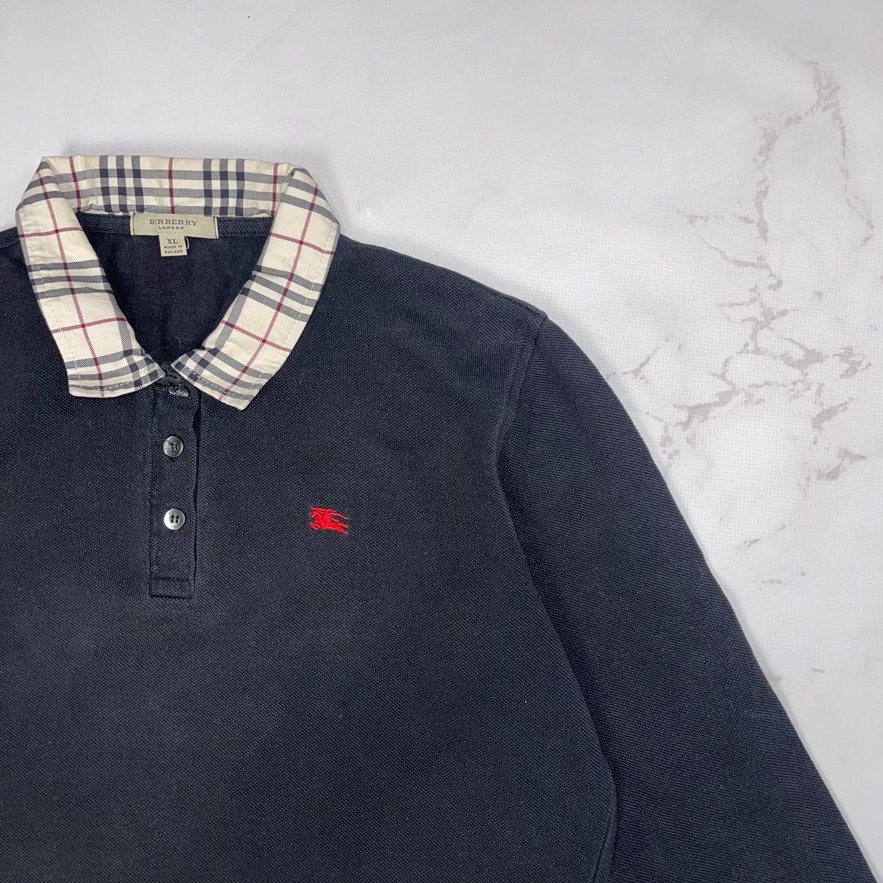 Burberry Rare!! Burberry Polo 3/4 Long Sleeve Tee Size XL Size XL / US 12-14 / IT 48-50 - 3 Thumbnail