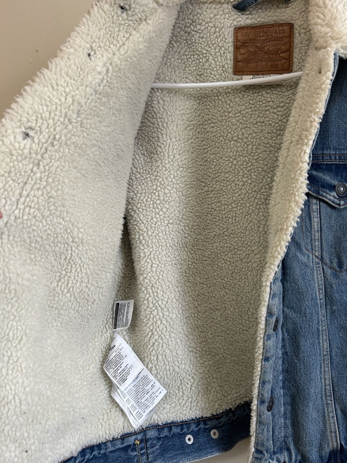 Levi's Levi’s Sherpa Denim Jean Jacket Size US S / EU 44-46 / 1 - 5 Thumbnail