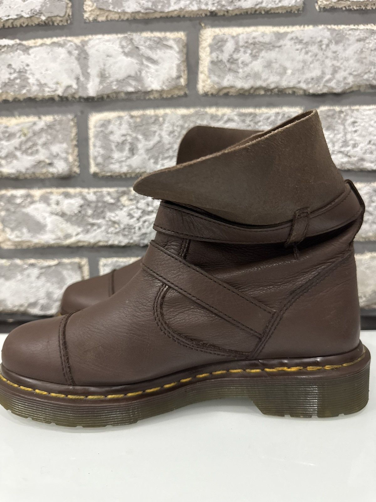 Dr. Martens Kristy Dark Brown Virgina Darken Suede Boots Dr.Martens Size US 7 / IT 37 - 4 Thumbnail