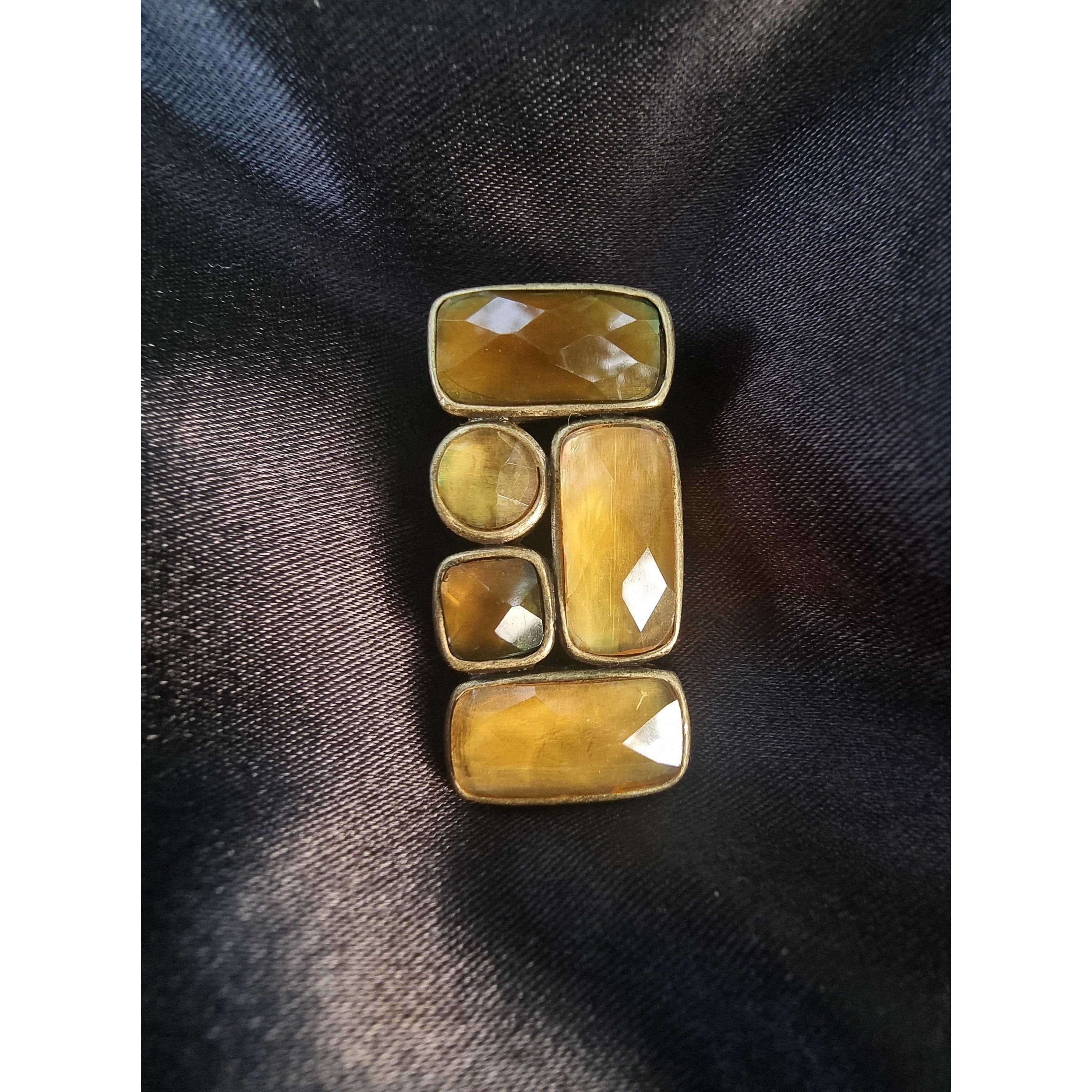 Vintage Lia Sophia Vintage Jewelry Amber Tone Pendant Size ONE SIZE - 1 Thumbnail