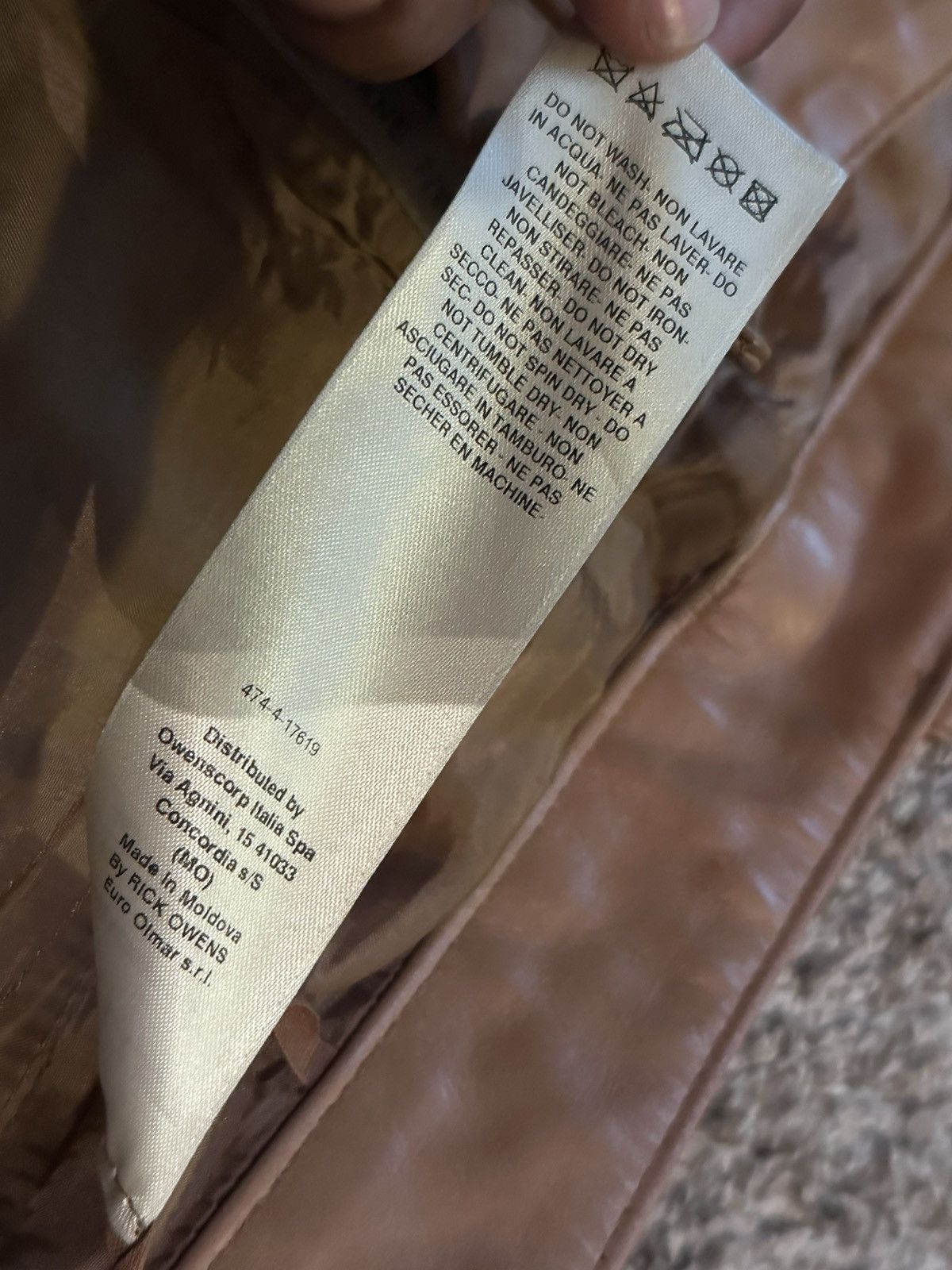Rick Owens RICK OWENS MENS LAMB SKIN TROUSERS Size US 30 / EU 46 - 8 Thumbnail