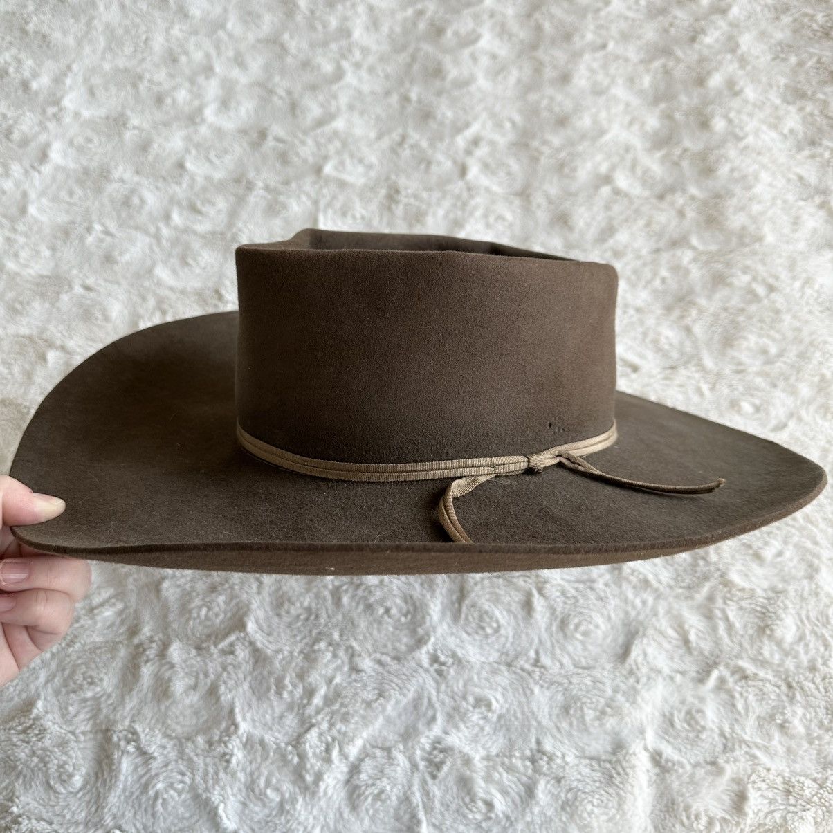 Other Vintage American Hat Company Cowboy Hat Mens 7 Brown Beaver Size ONE SIZE - 1 Thumbnail